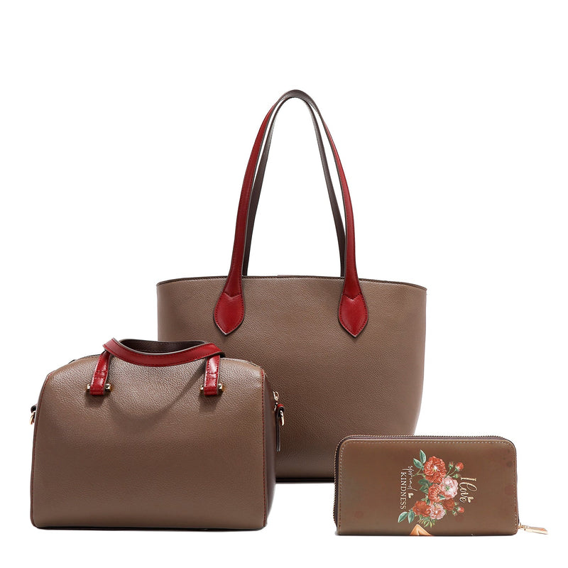 3 PIECE SET (Tote, Crossbody, Wallet) (<tc>BLIND DATE</tc> )