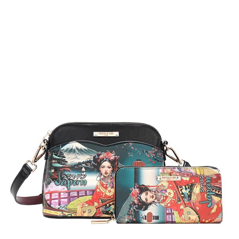 3 PIECE SET (BAG, SHOULDER BAG, WALLET) (<tc>AKIKO LA BELLEZA</tc> )