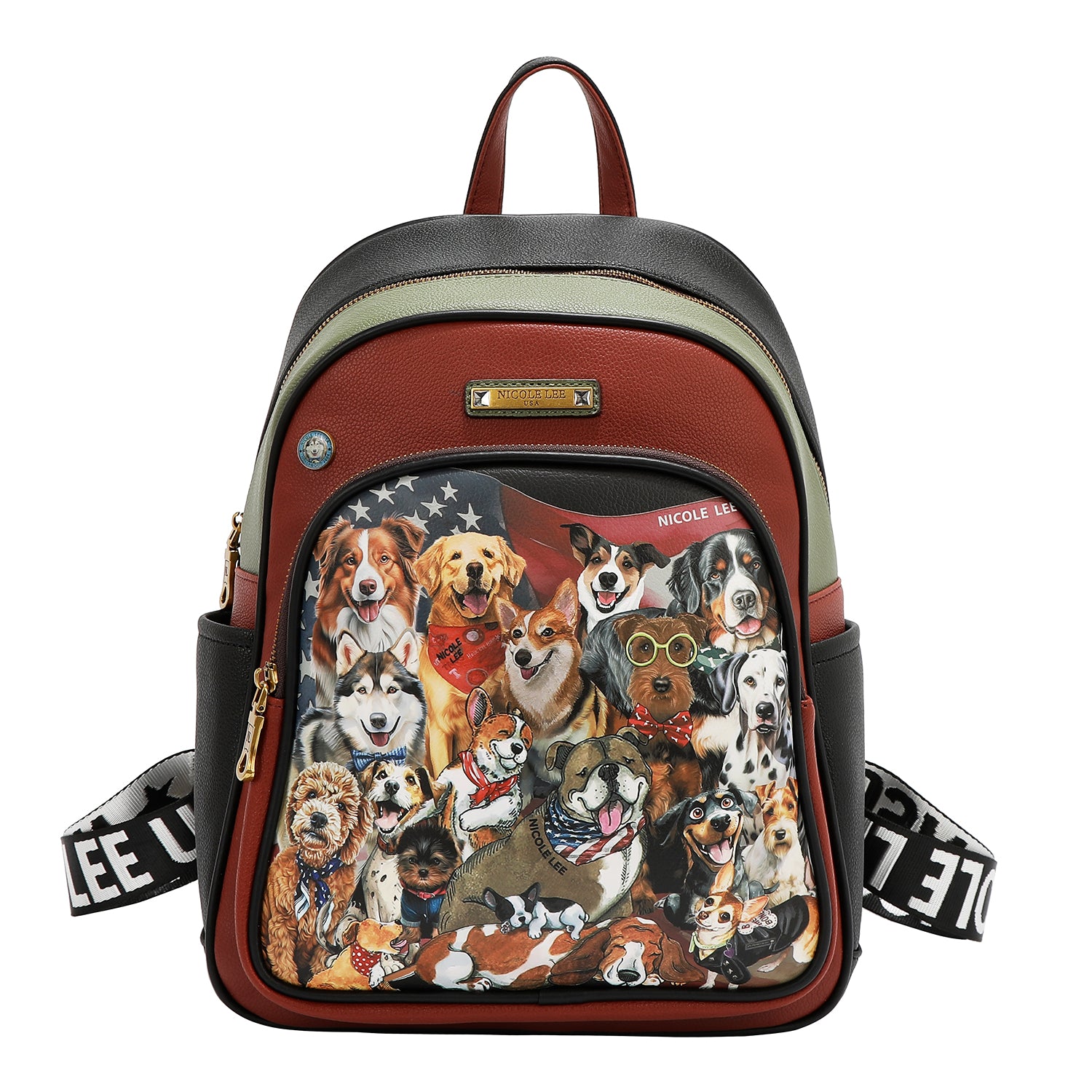 CONJUNTO DE 3 PIEZAS (MOCHILA, BANDOLERA, CARTERA) (BEST SMILE)