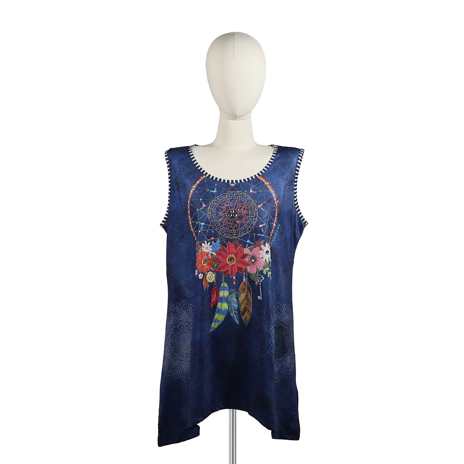 NICOLE LEE TUNICA TOP CON BRILLANTINI (<tc>DREAM COMES TRUE</tc>)