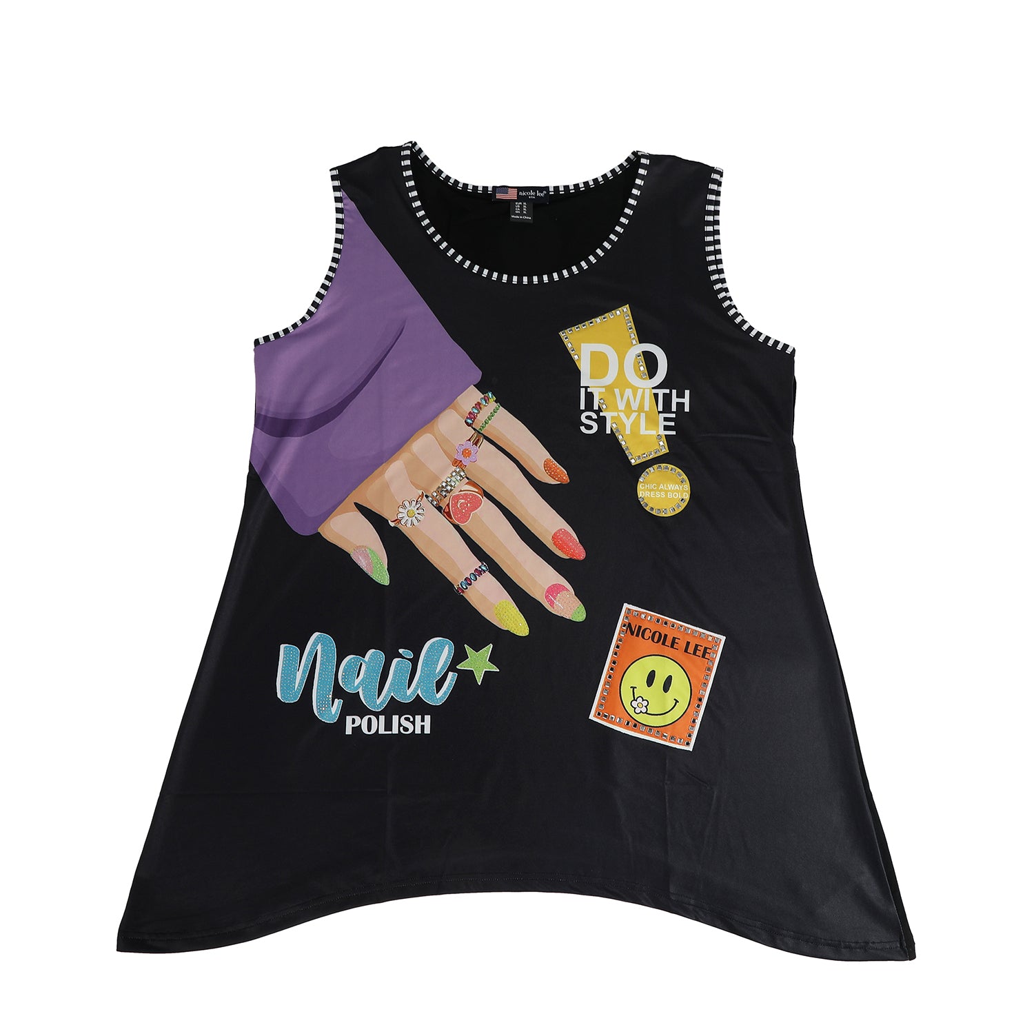 Tunica Tunica Nicole Lee mit Glogs (Nagellack)