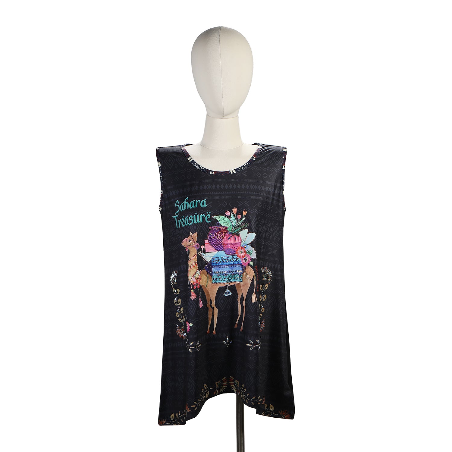 TUNICA TUNICA NICOLE LEE WITH BLACK BRIGHT (SAHARA TREASURE)