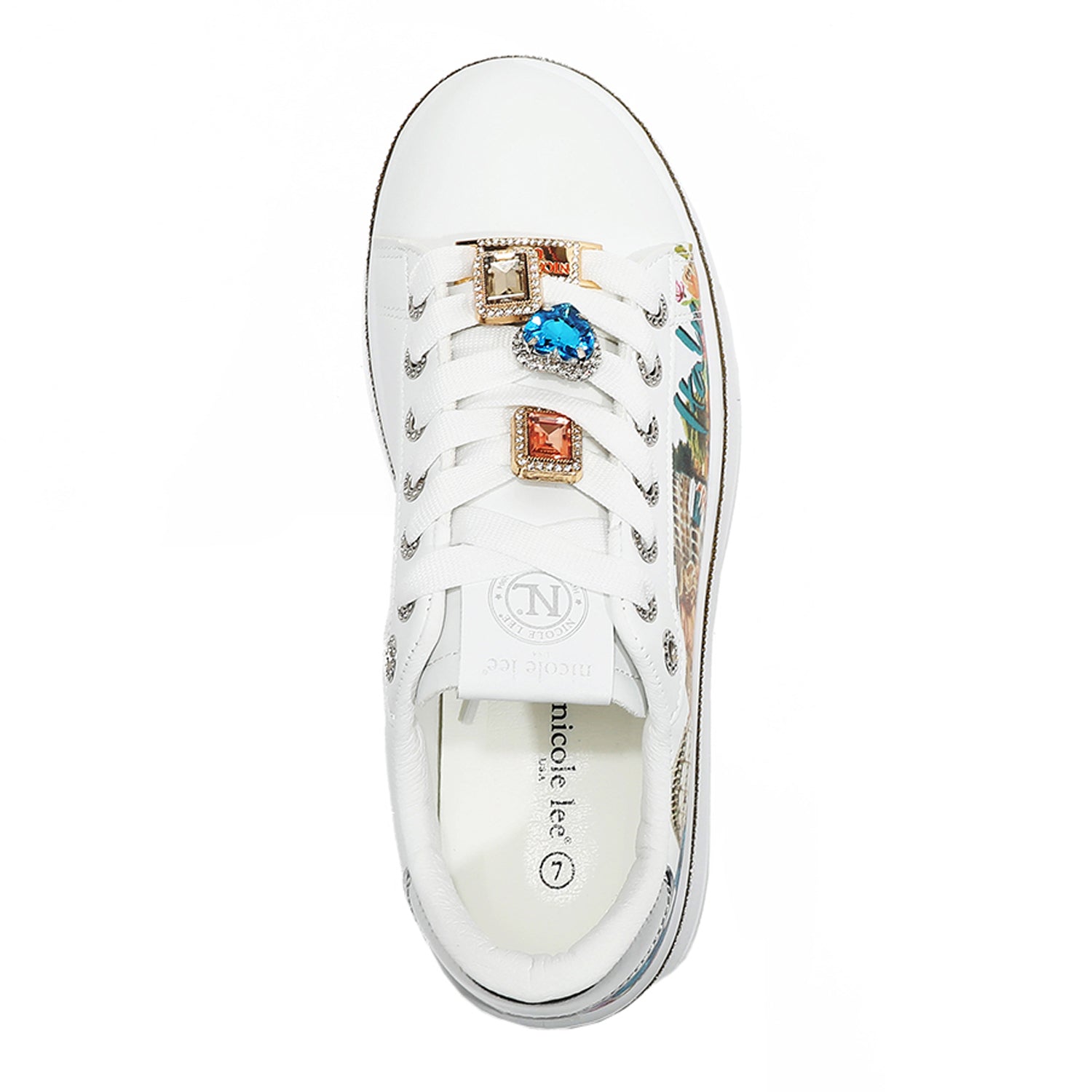 FASHION SNEAKERS WITH RHINESTONE (<tc>MARTHA TRAVELS ITALY</tc>)
