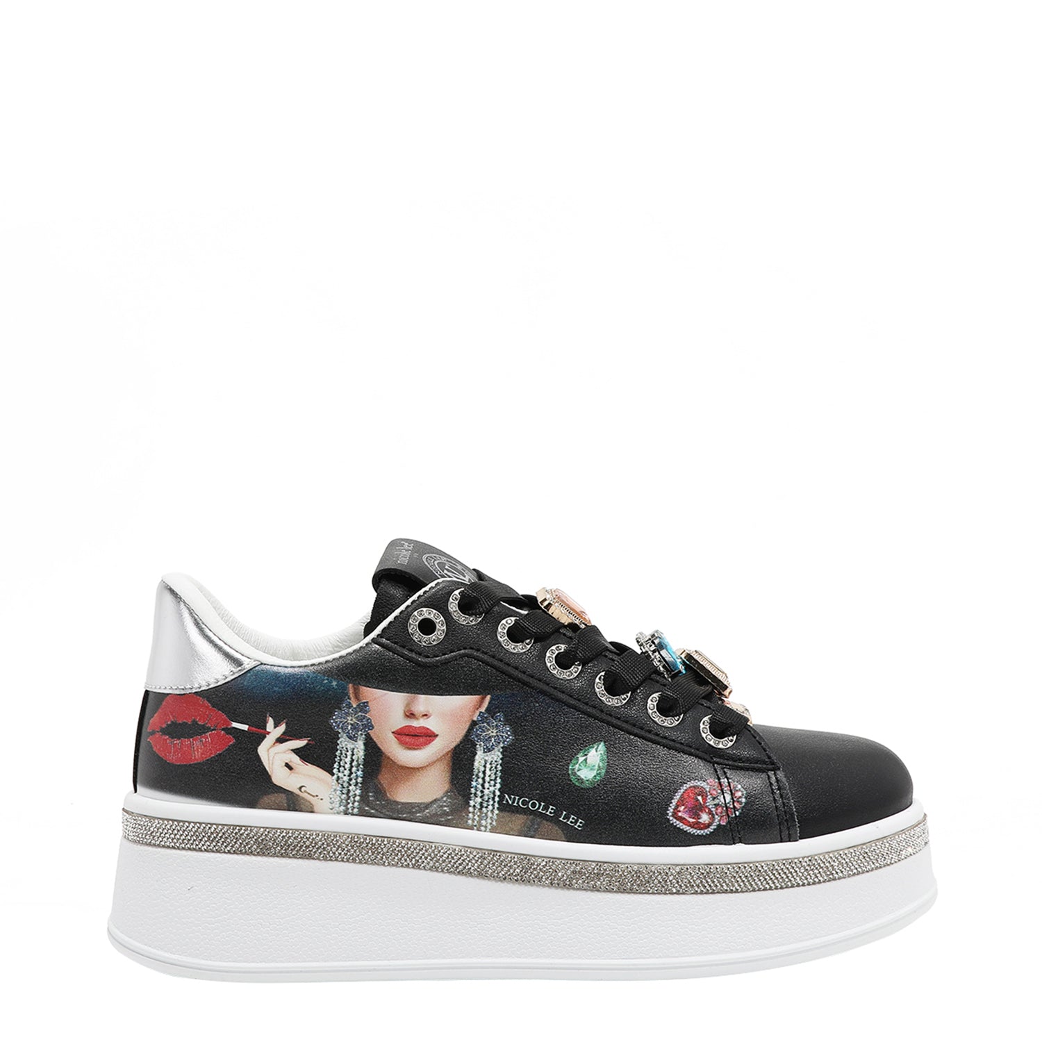 SNEAKERS ALLA MODA CON STRASS (<tc>SAMANTHA LA BELLEZA</tc>)