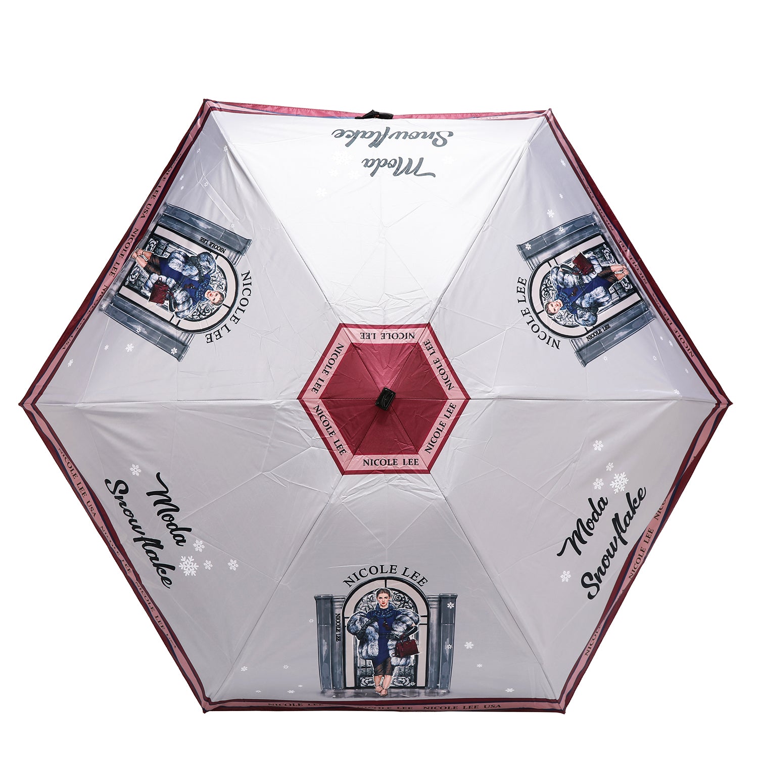 Compact Umbrella, With a UV-Protected Interior Travel-friendly and