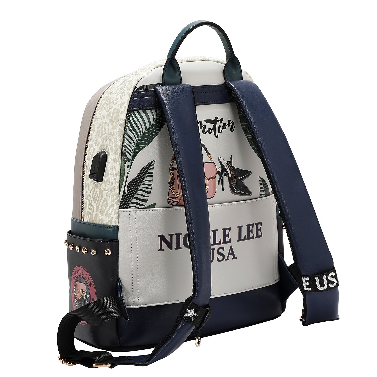 MOCHILA PARA PORTÁTIL CON PUERTO DE CARGA USB (EMOTION)