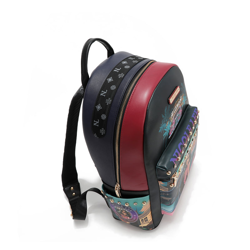 MOCHILA GRANDE COM PORTA DE CARREGAMENTO USB E SACO (<tc>HOLLYWOOD DRIVE</tc> )