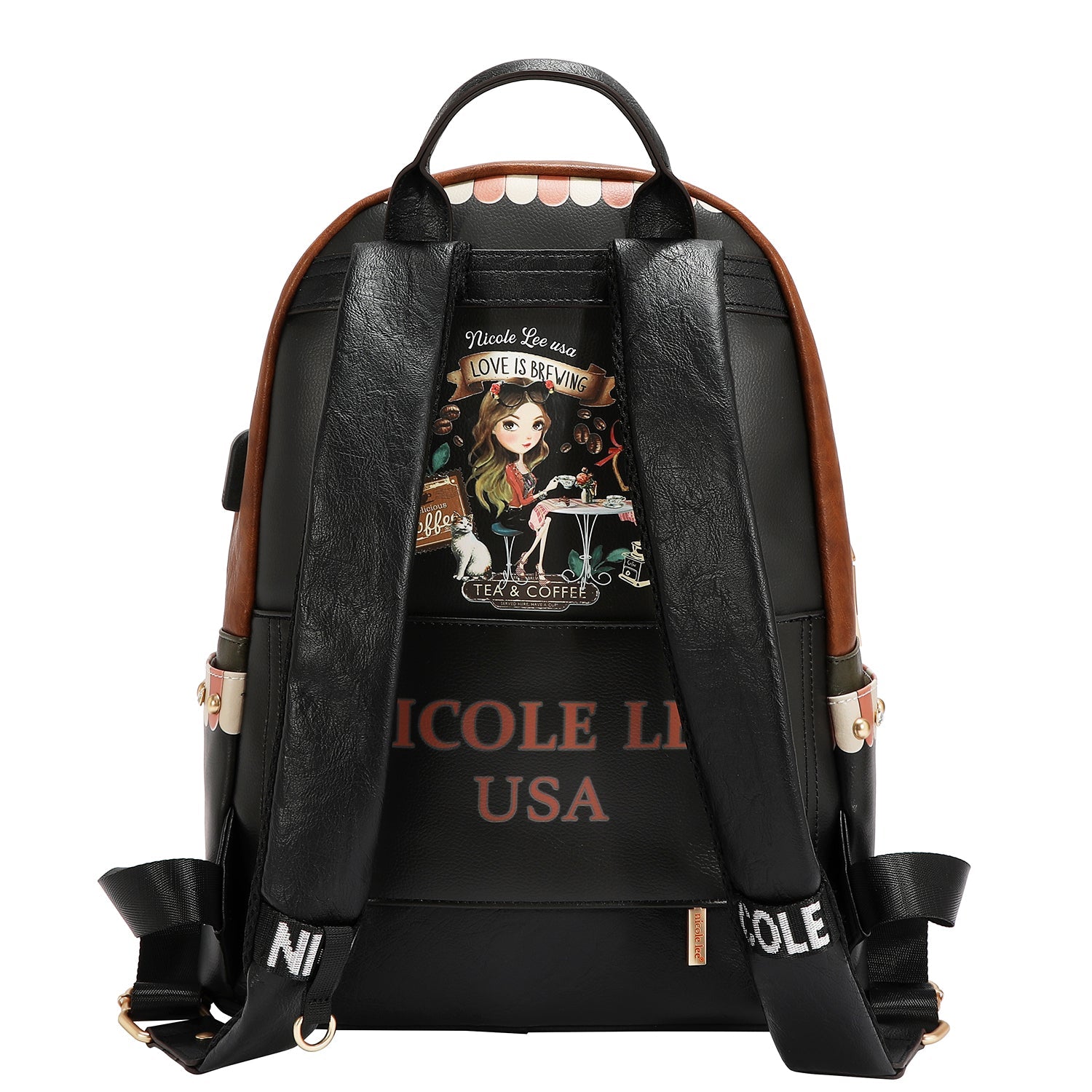 GROSSER MODERRUCKSACK MIT USB-LADEANSCHLUSS UND TASCHE (<tc>Virtual Friend</tc>)