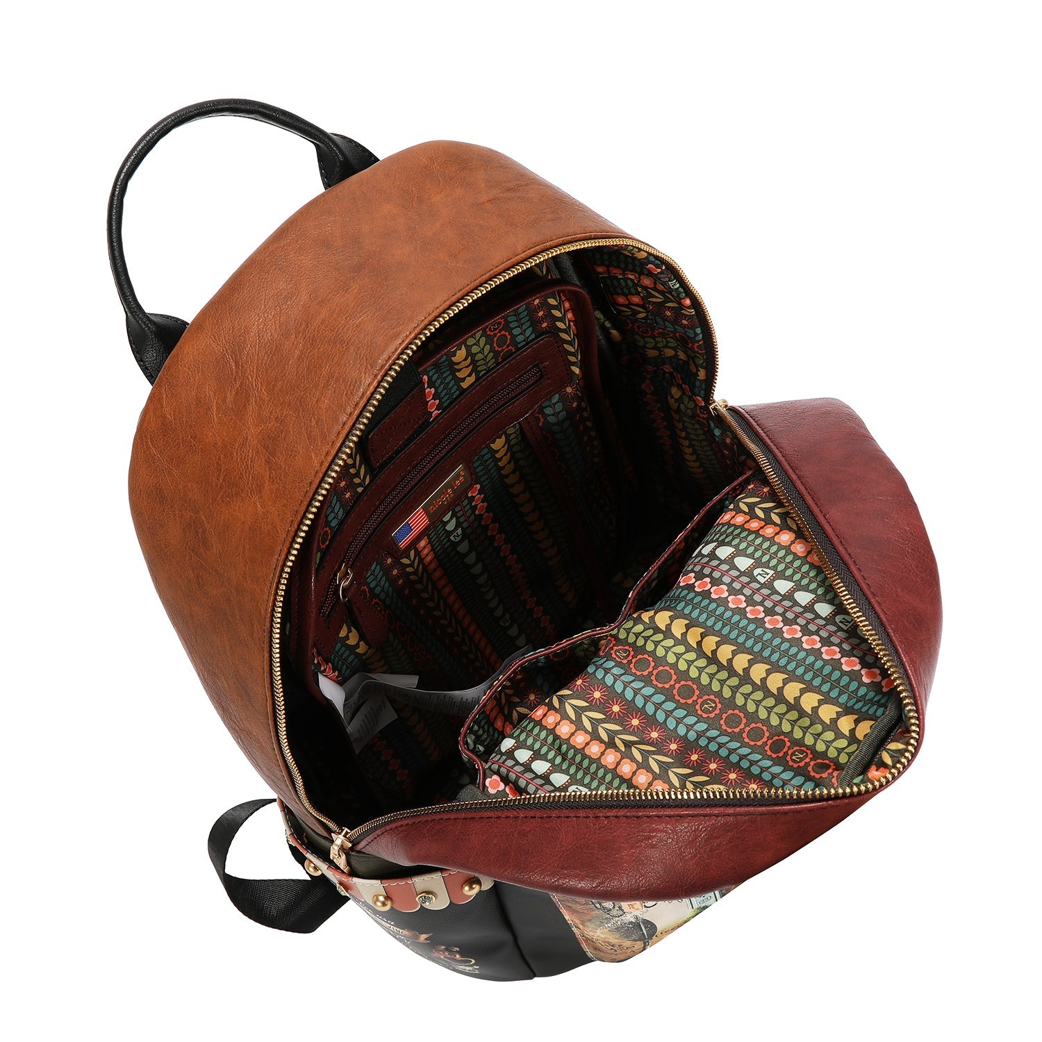 GROSSER MODERRUCKSACK MIT USB-LADEANSCHLUSS UND TASCHE (<tc>Virtual Friend</tc>)