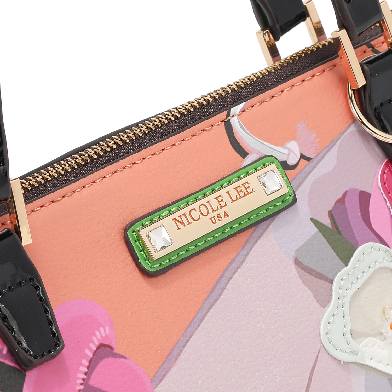 BORSA A TRACOLLA A CUPOLA (<tc>VIOLET BLOSSOM</tc>)