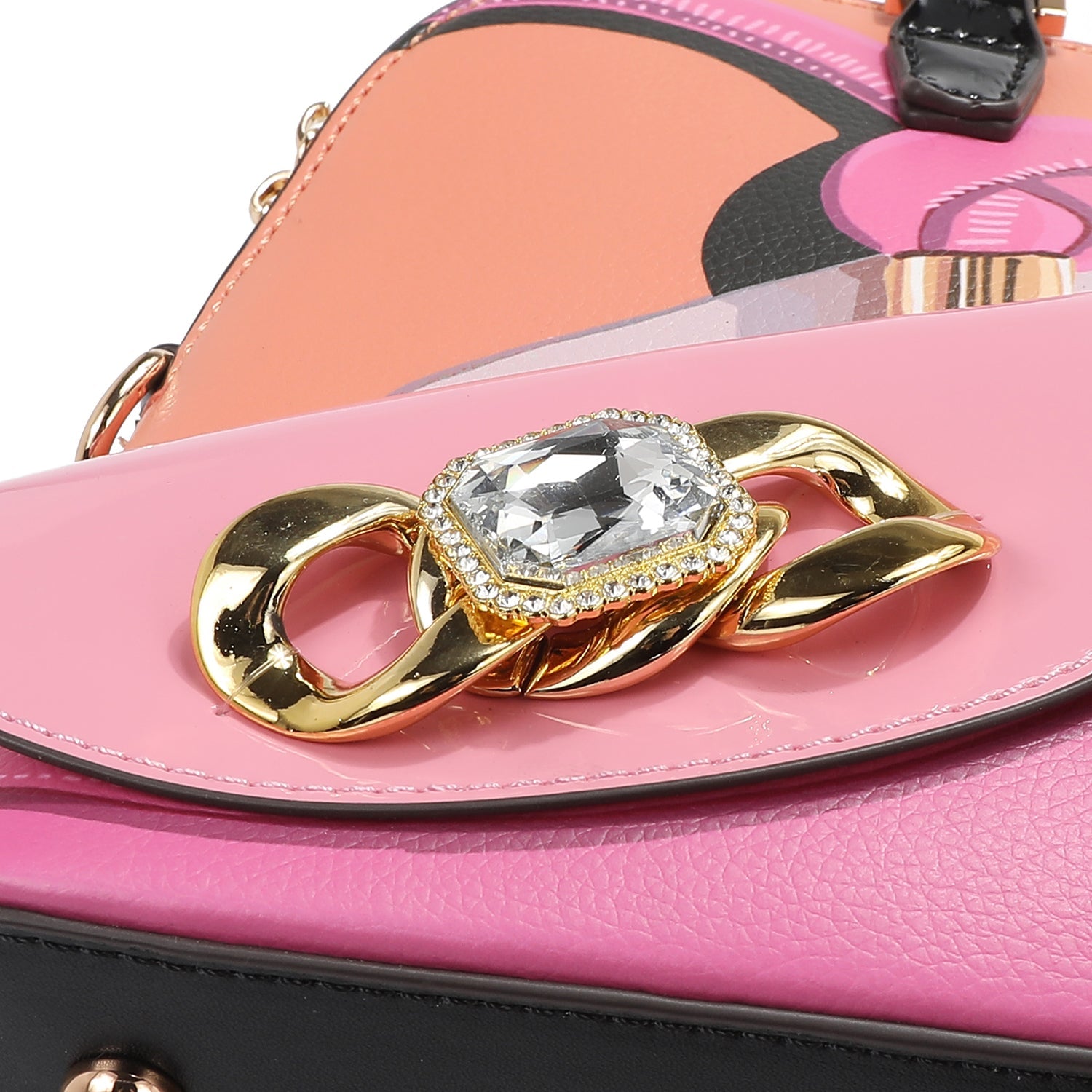 BORSA A TRACOLLA A CUPOLA (<tc>VIOLET BLOSSOM</tc>)