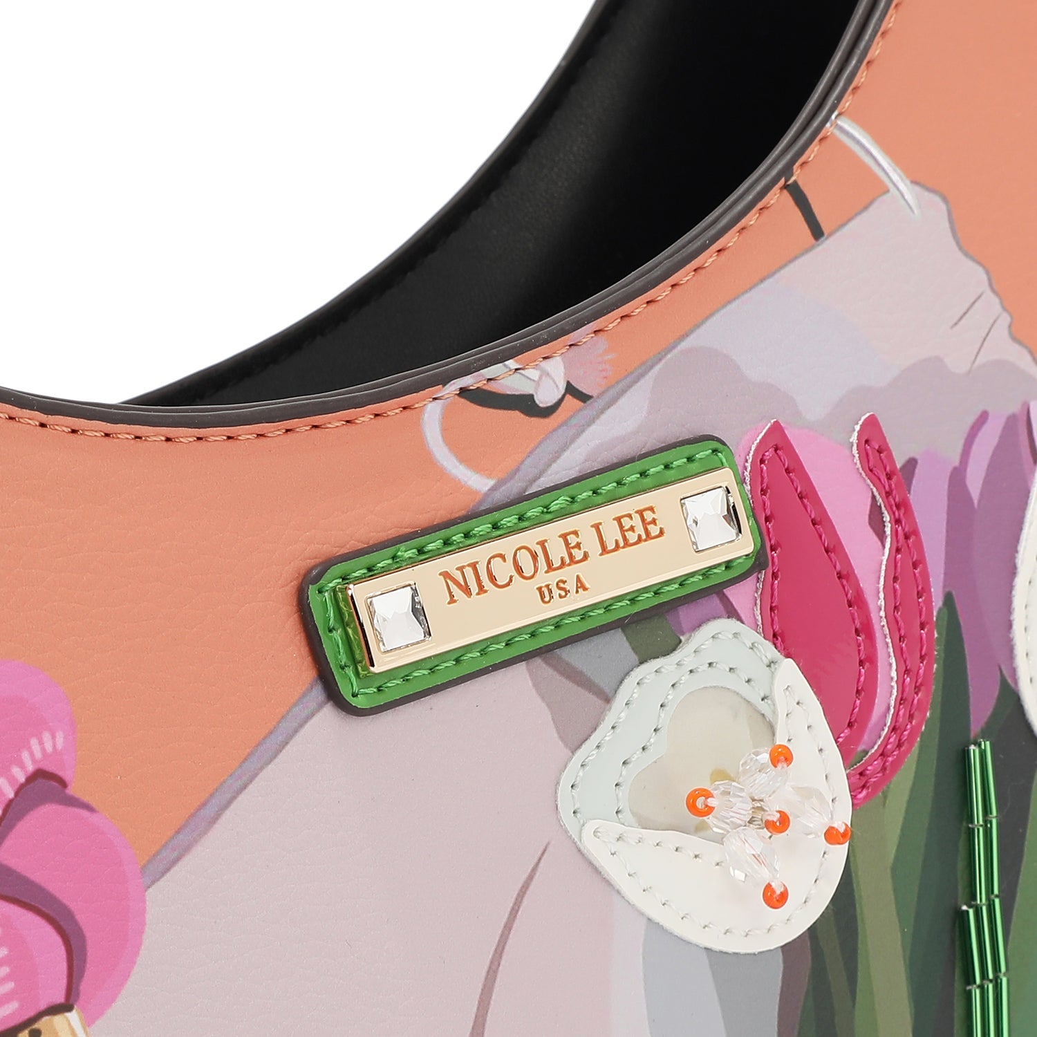 BORSA A SPALLA (<tc>VIOLET BLOSSOM</tc>)