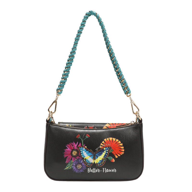 CROSSBODY BAG IN 2 PIECES <tc>BUTTER-FLOWER</tc>