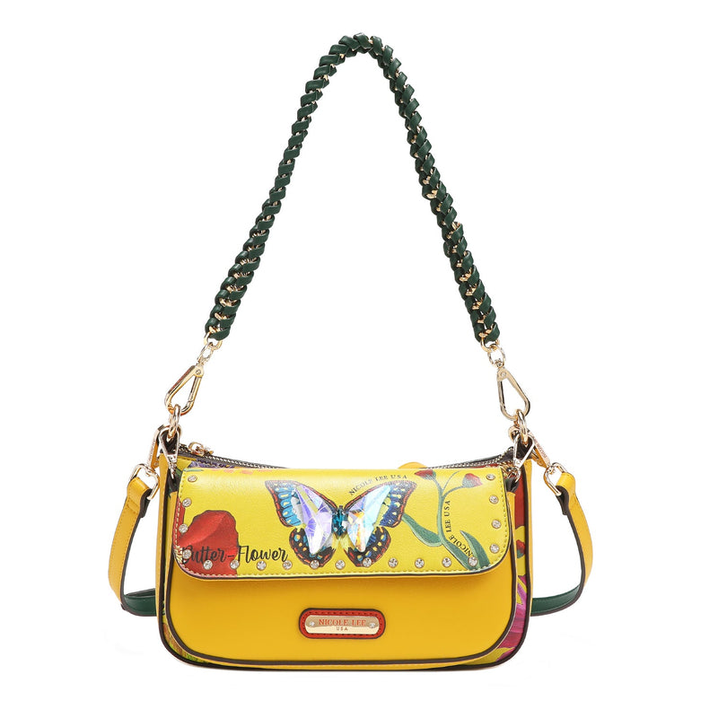 CROSSBODY BAG IN 2 PIECES <tc>BUTTER-FLOWER</tc>