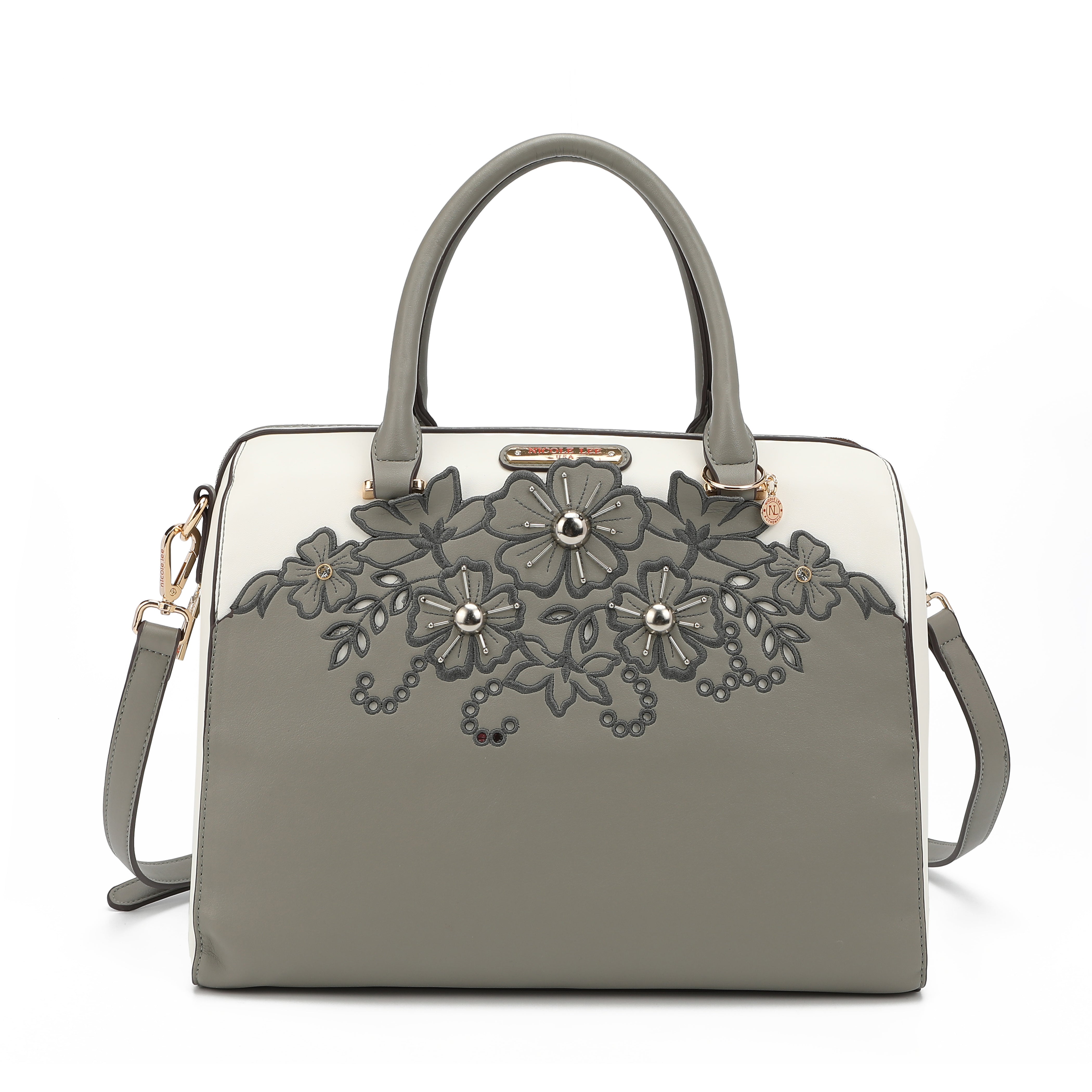 Boston Bike mit blumiger Stickerei