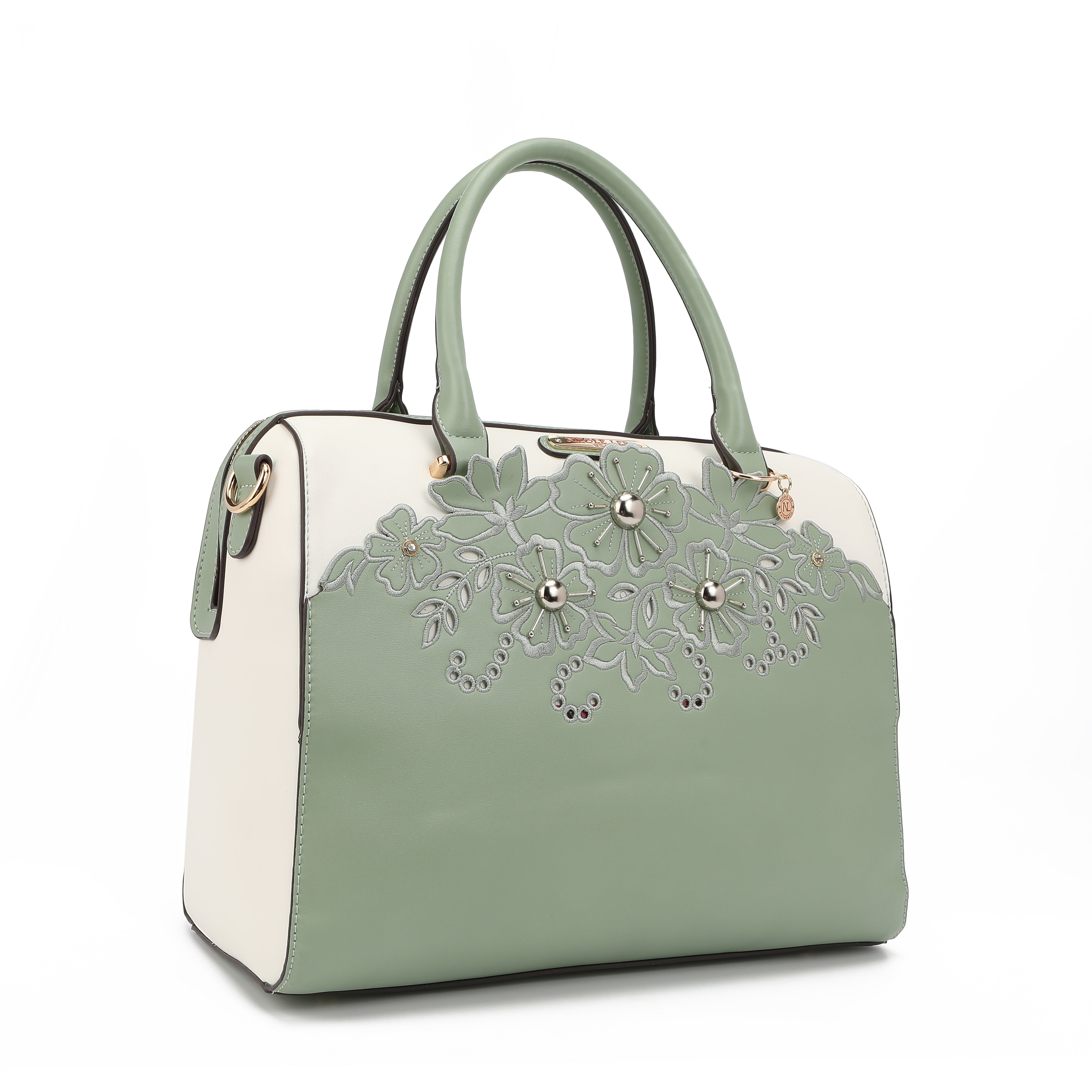 Boston Bike mit blumiger Stickerei