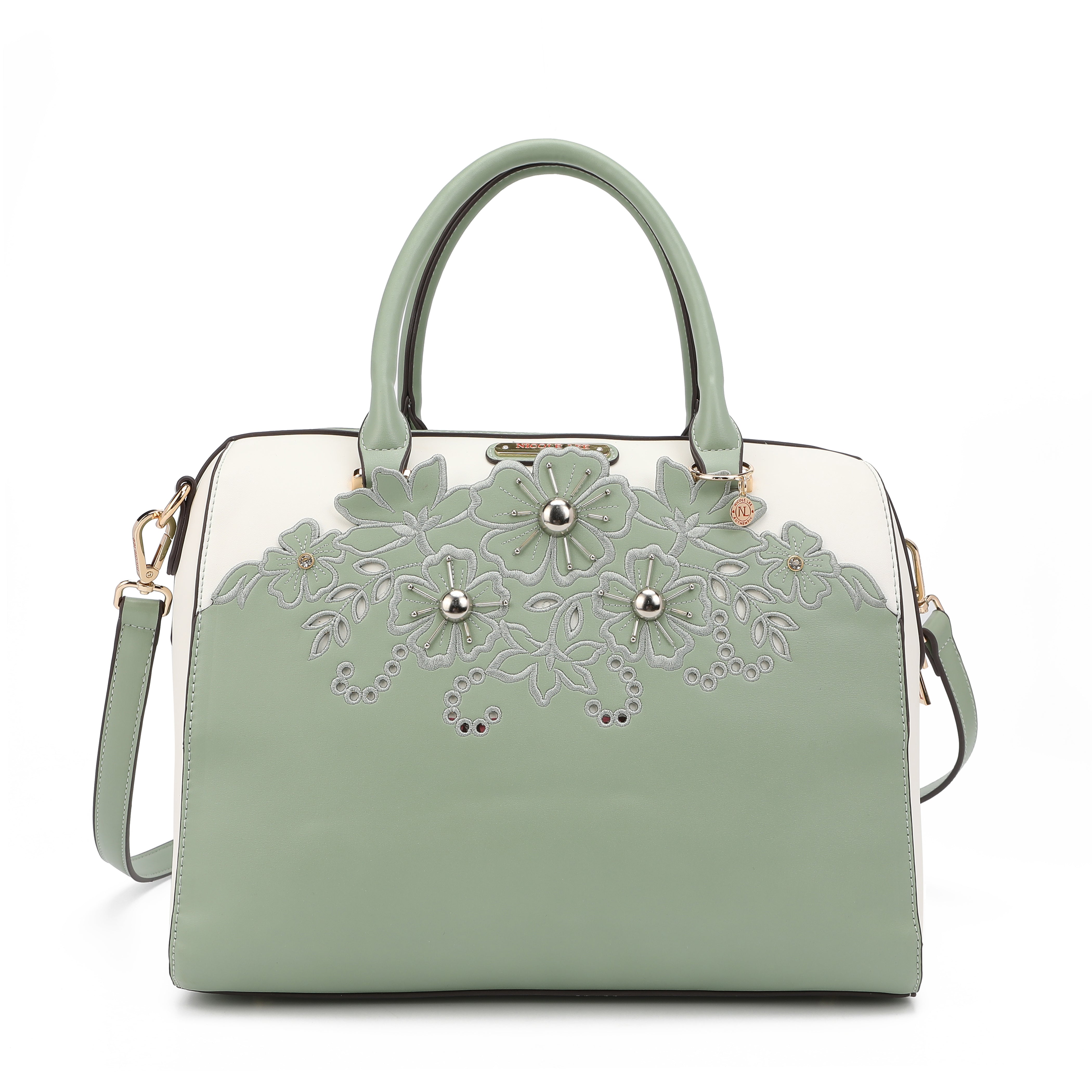 Boston Bike mit blumiger Stickerei