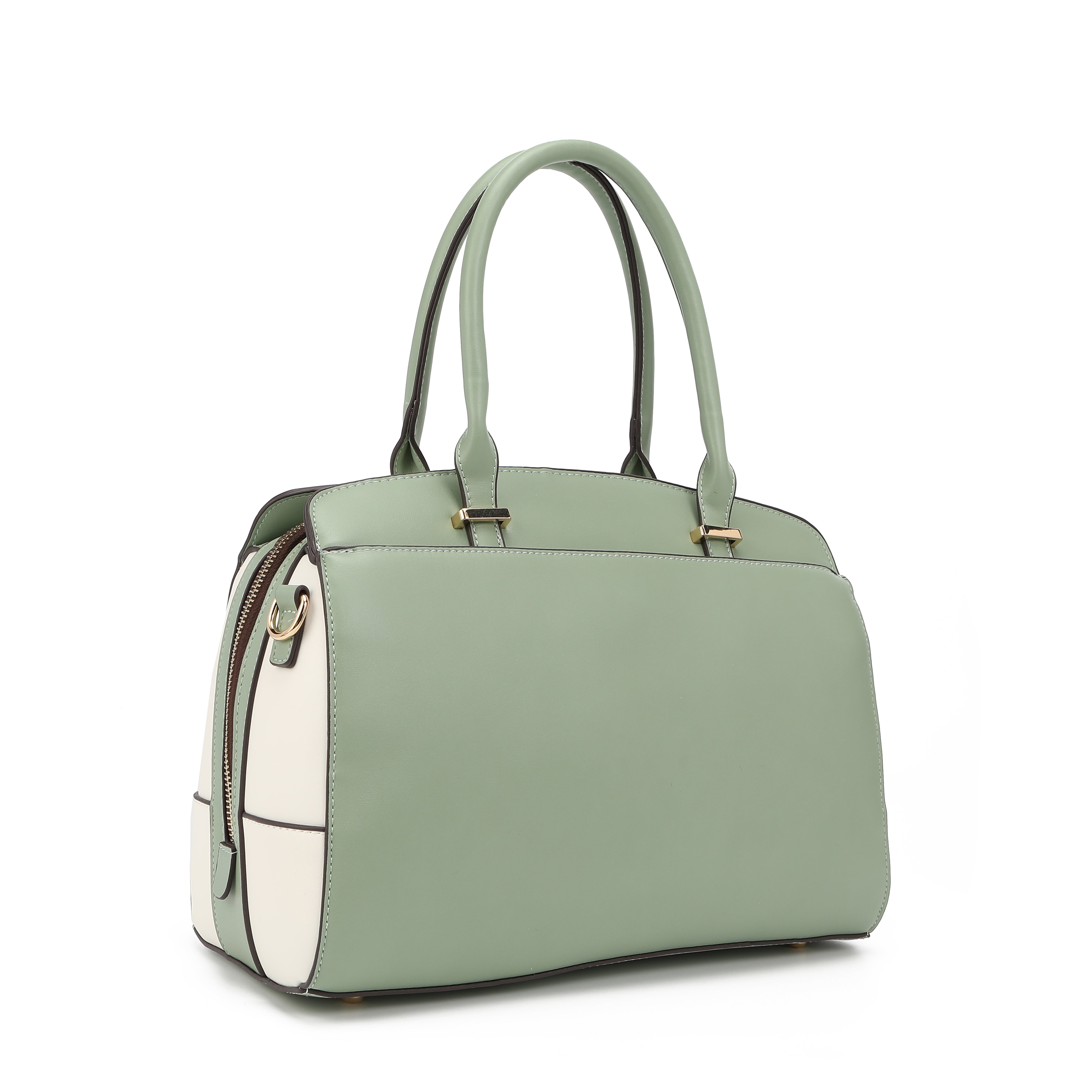 Baultasche mit blumiger Stickerei