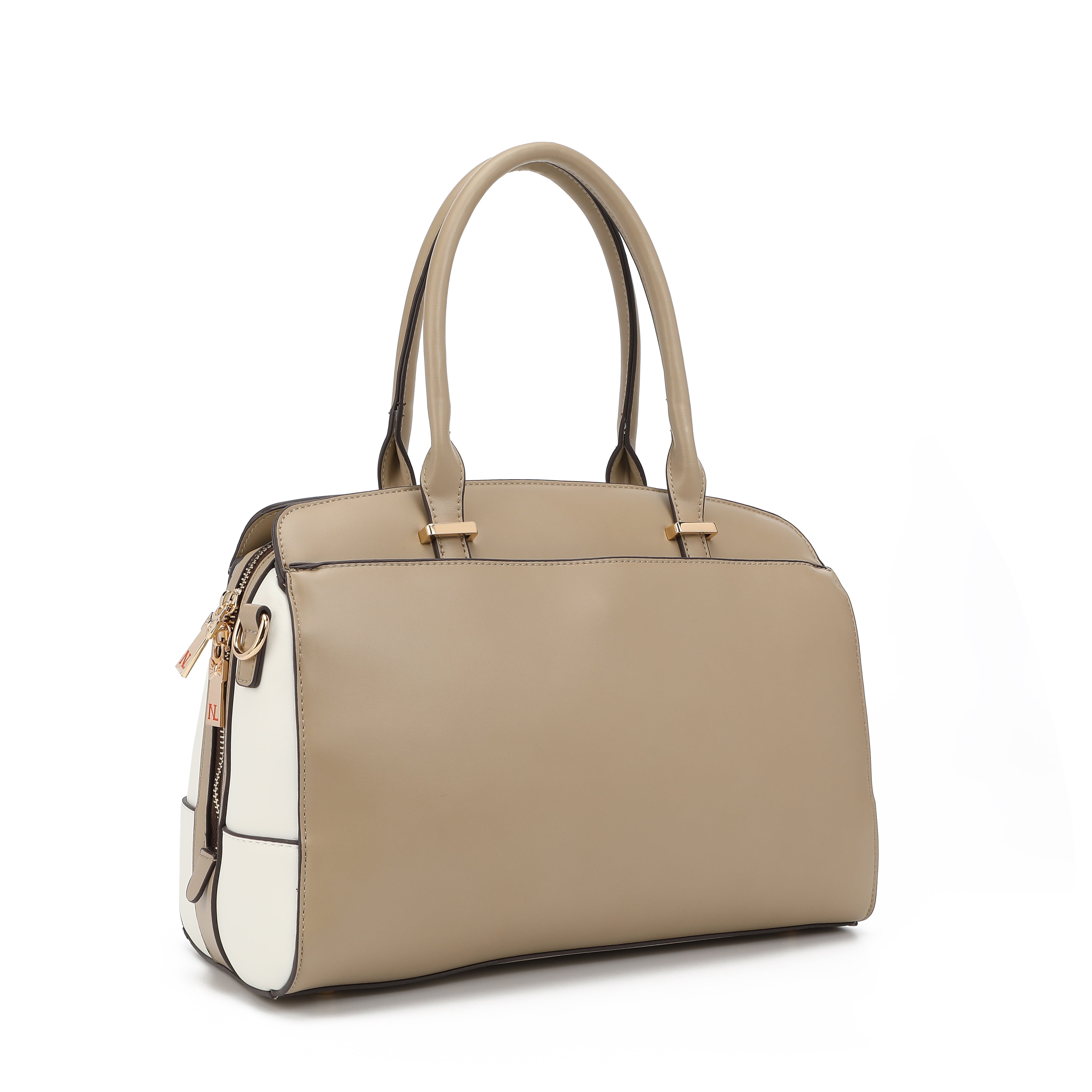 Baultasche mit blumiger Stickerei