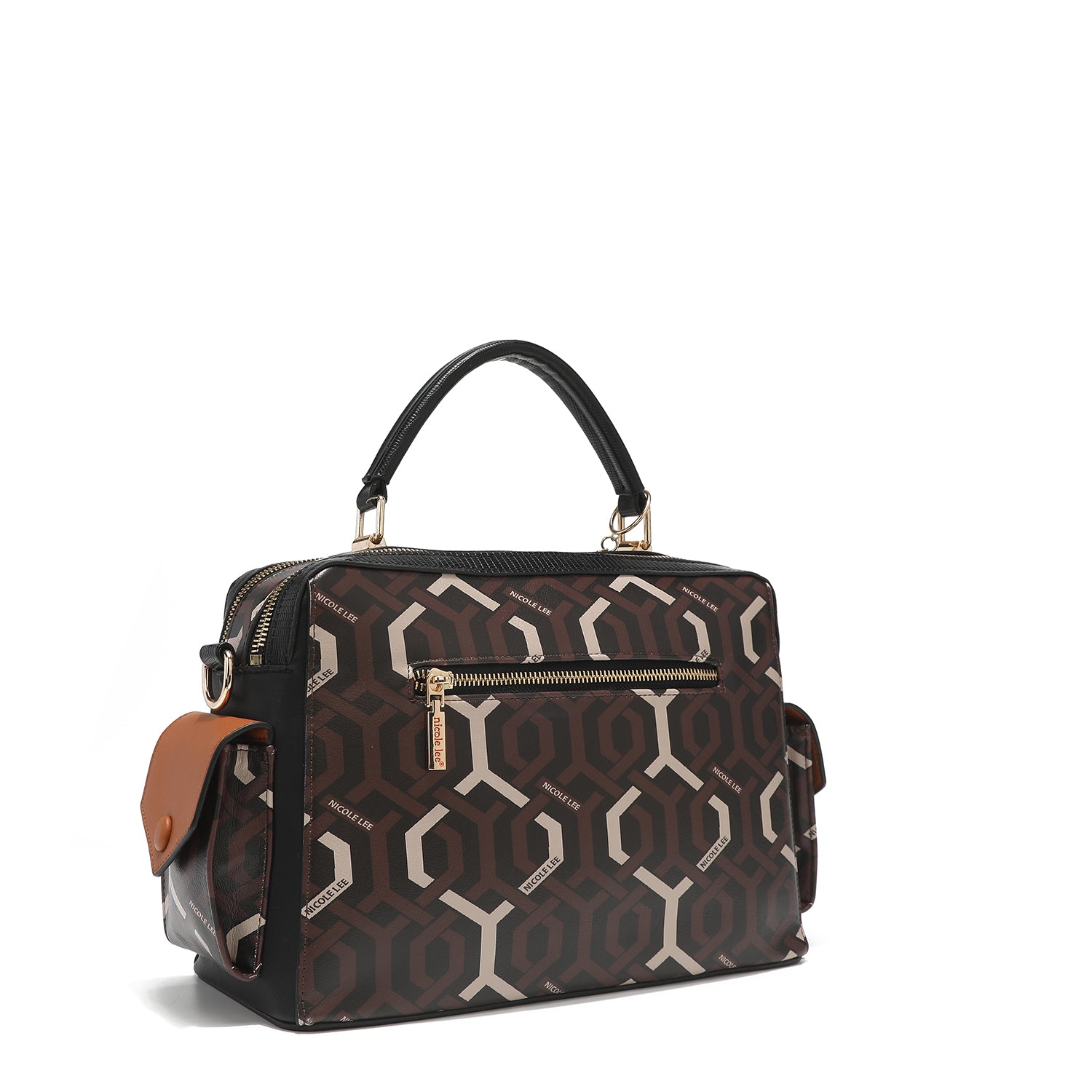 "GEOMETRIC" MEDIUM MESSENGER BAG