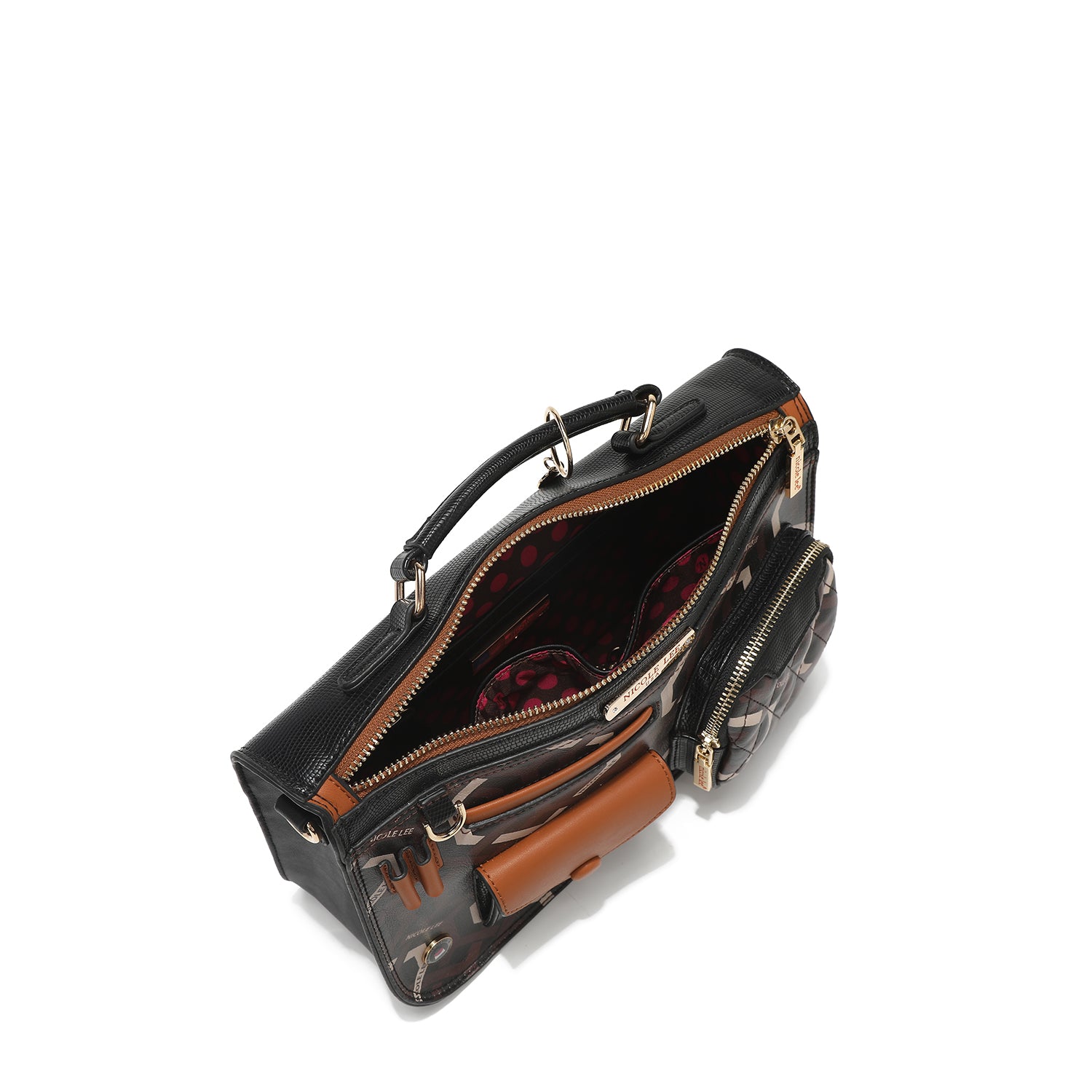 BORSA A TRACOLLA PICCOLA "GEOMETRICA".