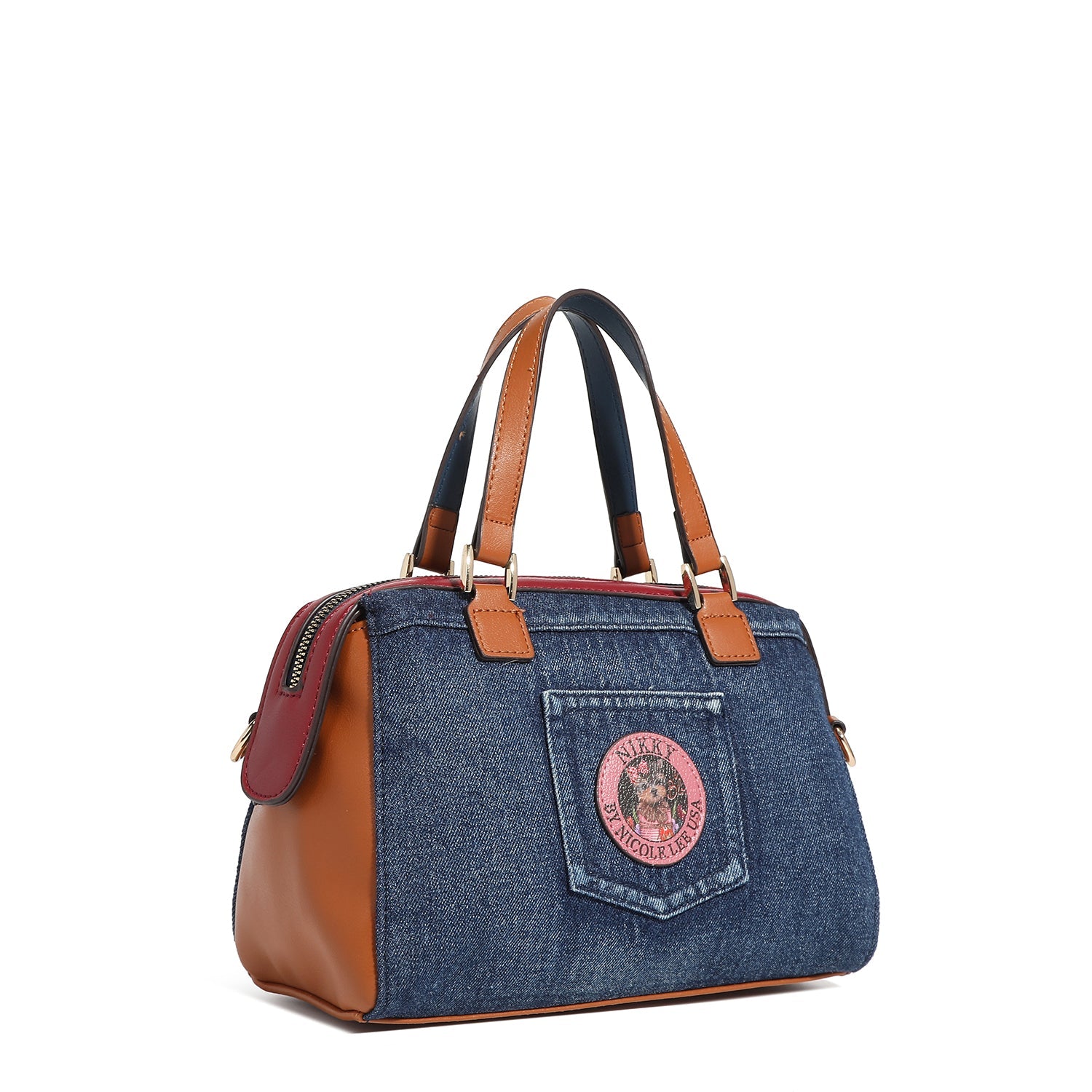 KLEINE BOSTON MESSENGER BAG <tc>Denim</tc>