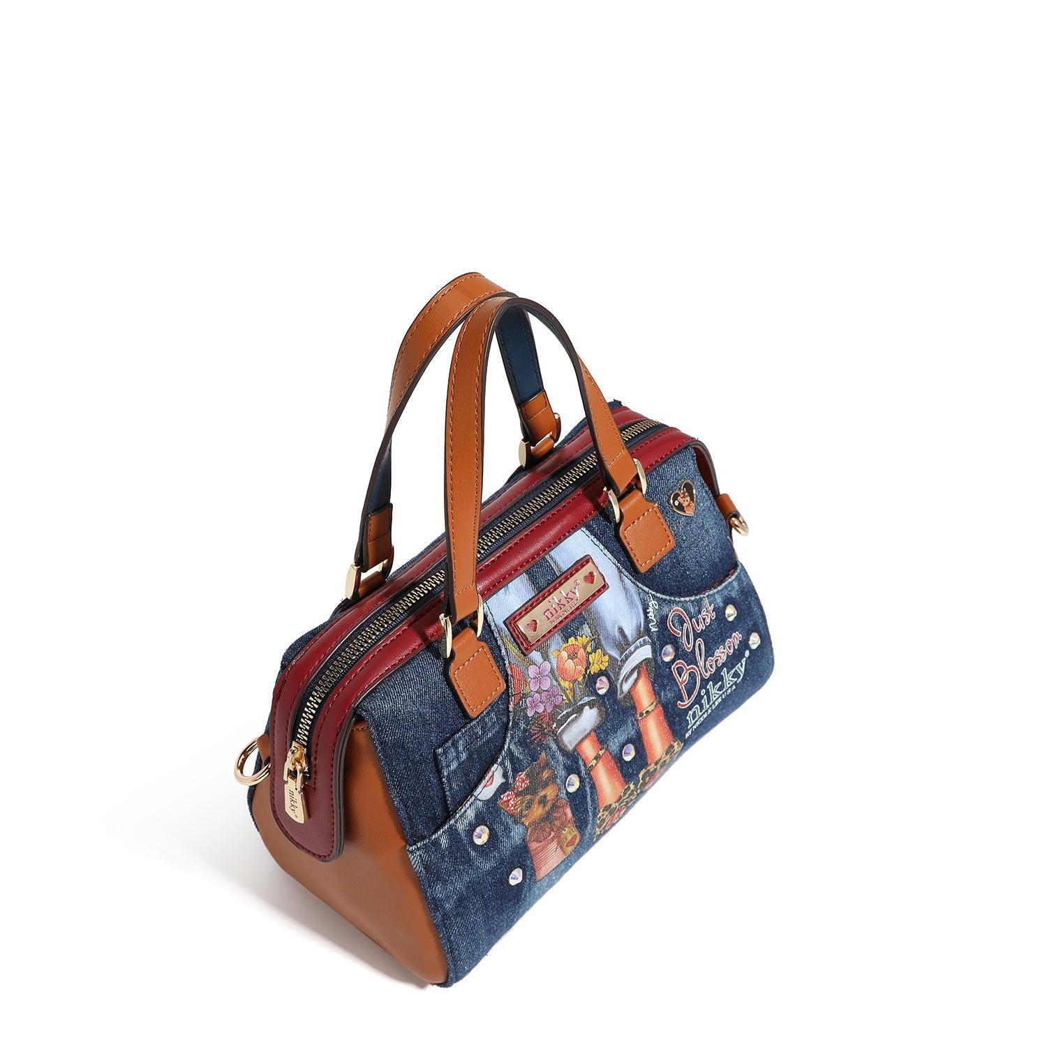 KLEINE BOSTON MESSENGER BAG <tc>Denim</tc>