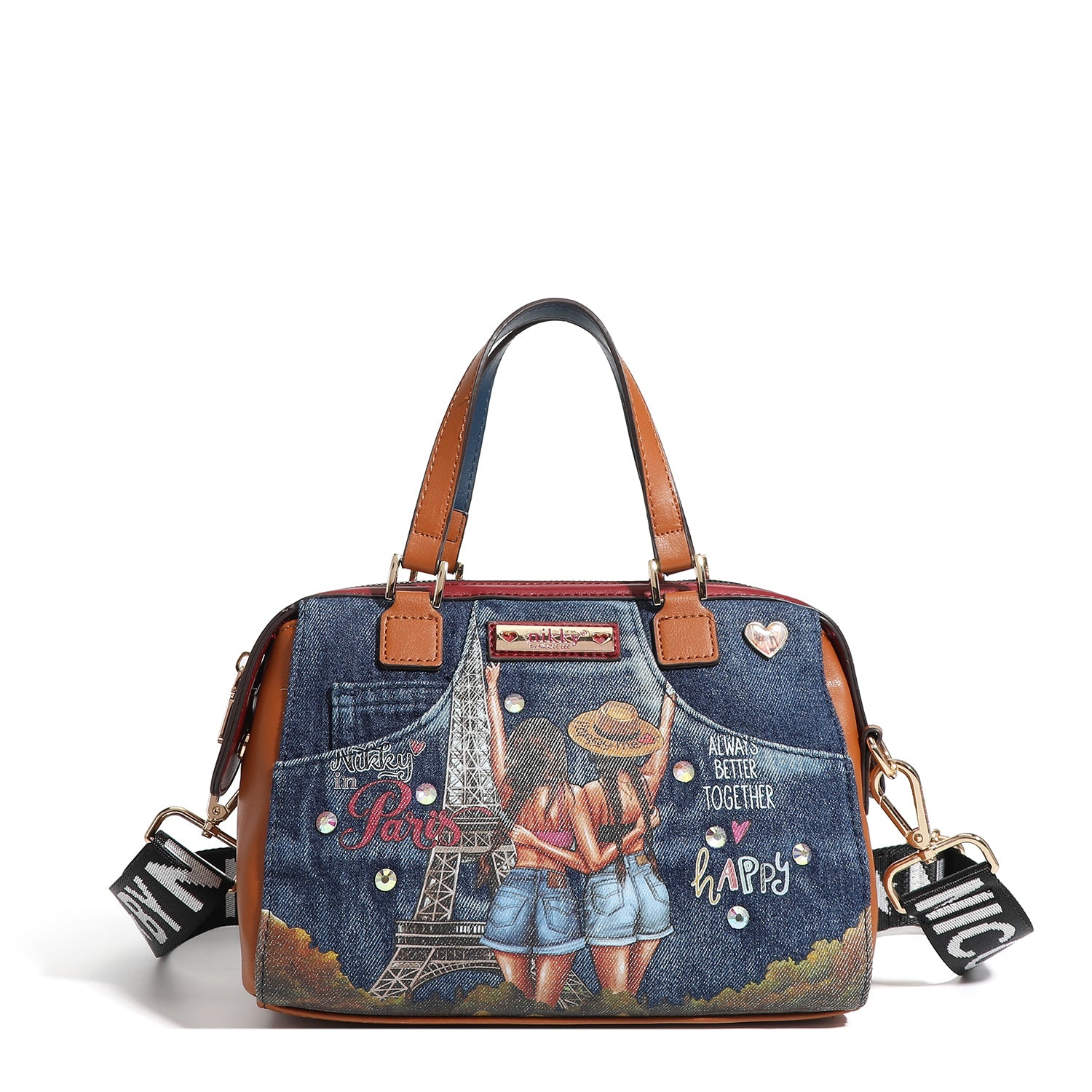 KLEINE BOSTON MESSENGER BAG <tc>Denim</tc>