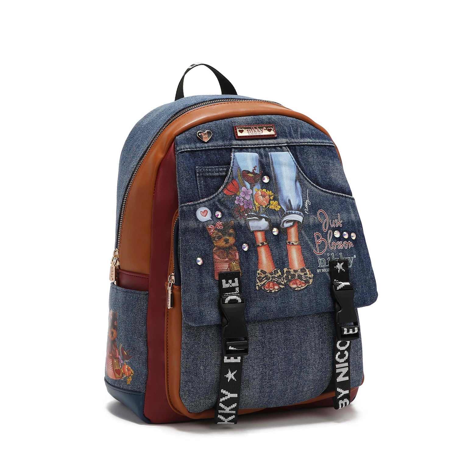 ZAINO GRANDE DI <tc>Denim</tc> CON PATTA