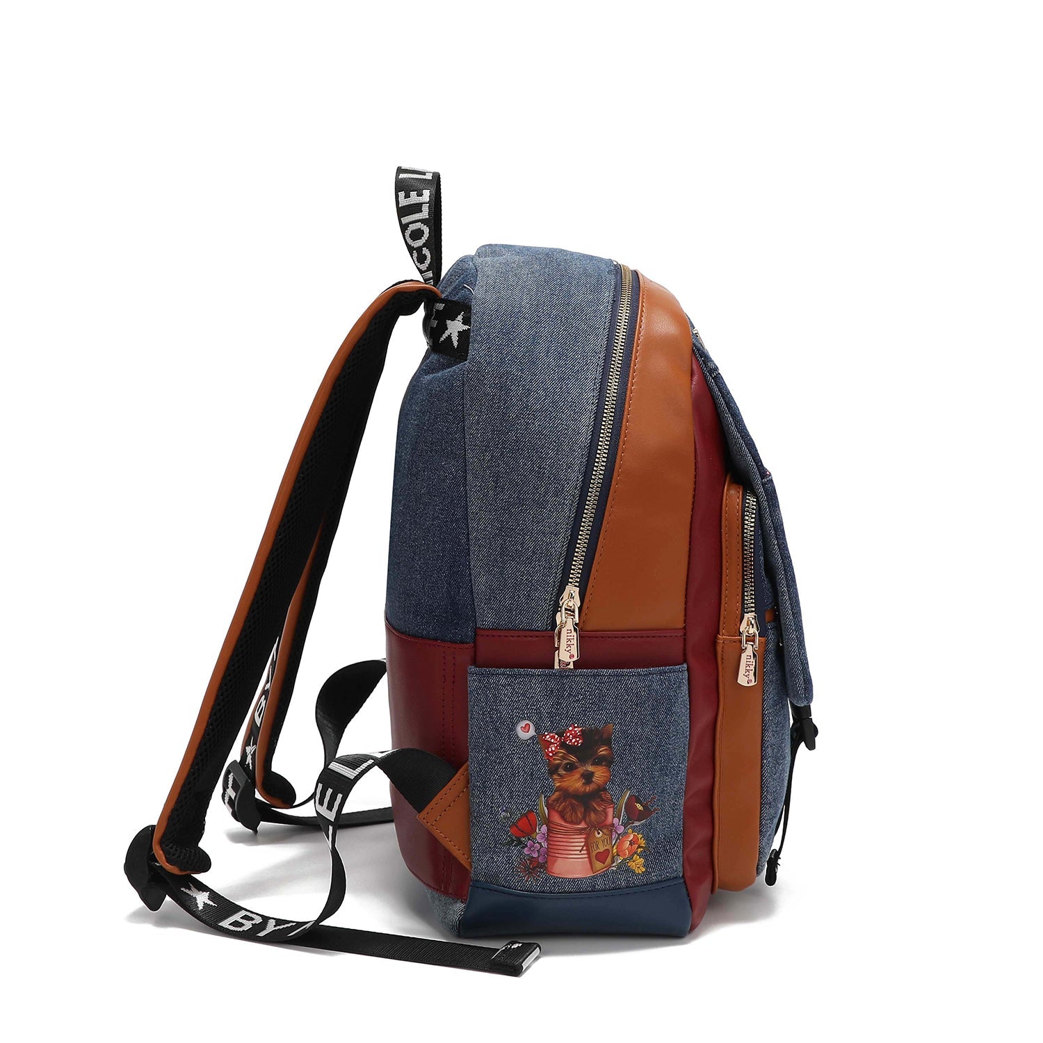 GROSSER RUCKSACK VON <tc>Denim</tc> MIT KLAPPE