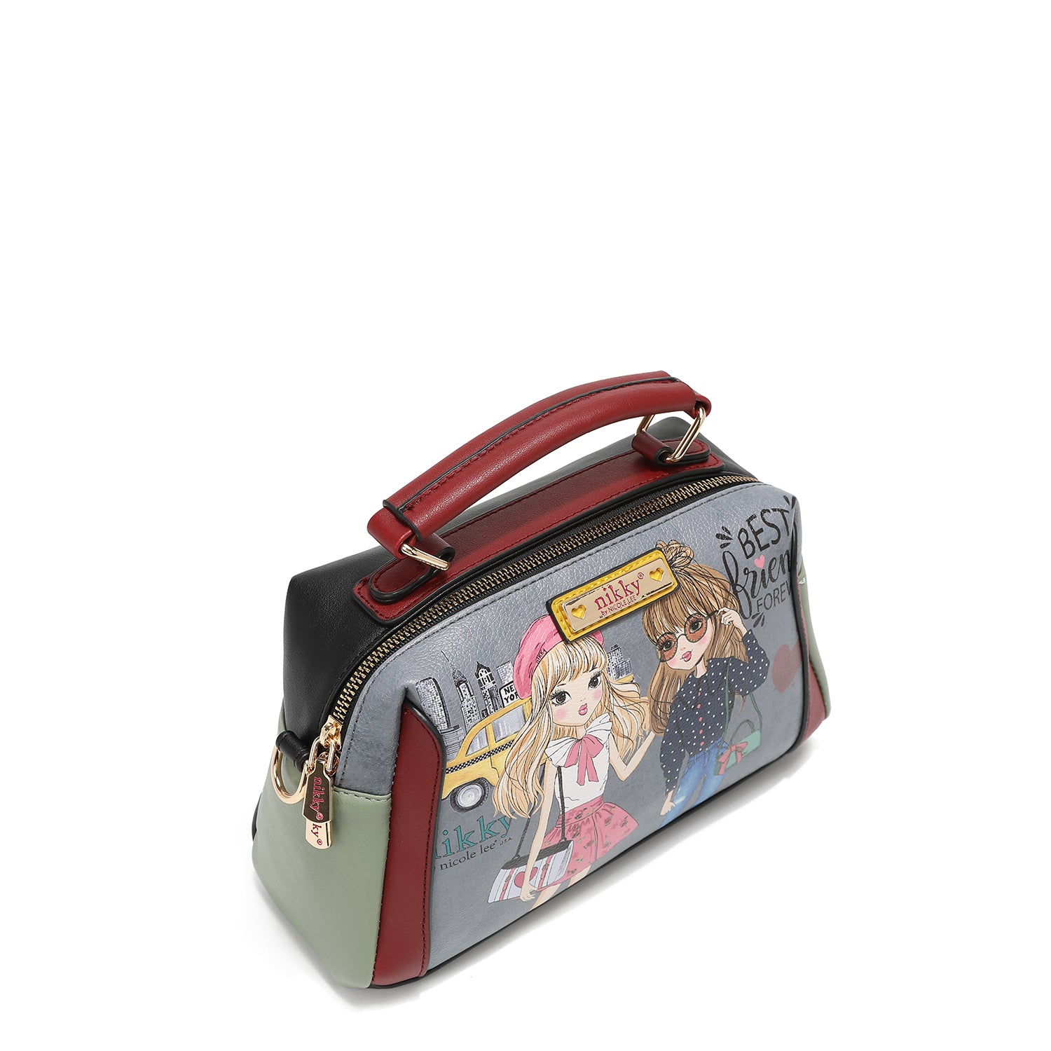 BOLSA TIRACOLO MÉDIA "AMIGOS SE PARECEM"