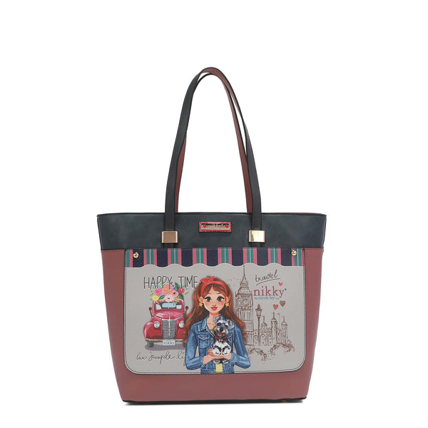 „GOOD TIME HAPPY TIME“ SHOPPER-TASCHE