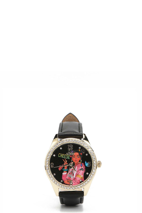 "Olivia" diamond watch