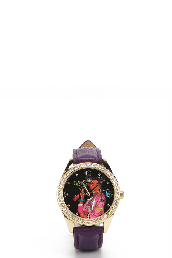 "Olivia" diamond watch