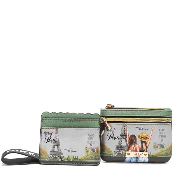 2 PIECE SET (CARD HOLDER AND NEEDLE BAG)