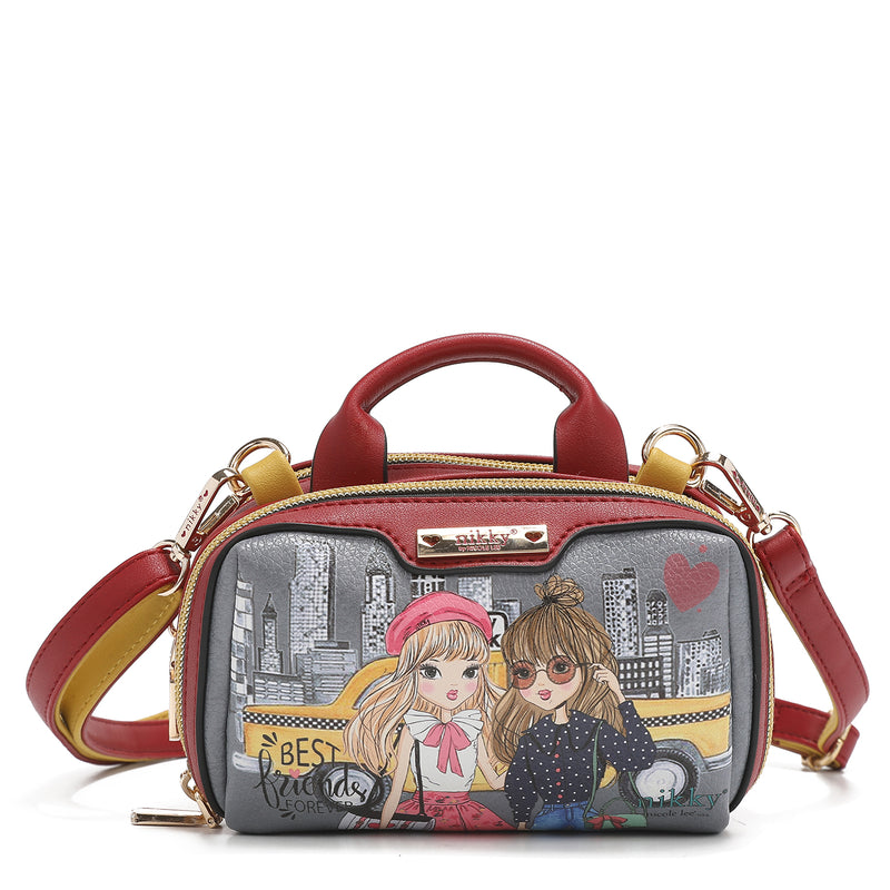 WALLET STYLE CROSSBODY BAG WITH NECESSITY BAG