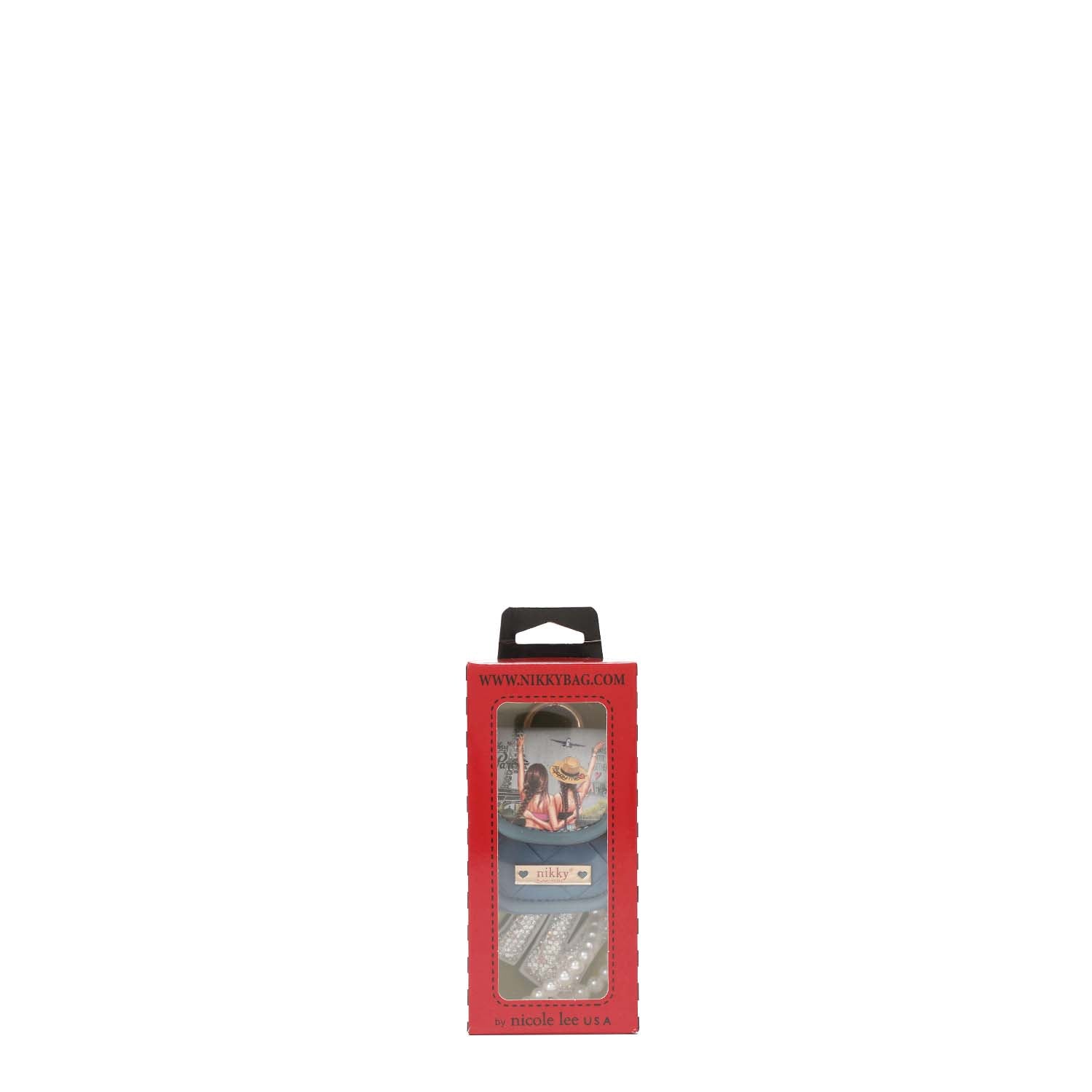 SCHLÜSSELANHÄNGER MIT KOPFHÖRERHALTER UND PERLENARMBAND <tc>NIKKY</tc>