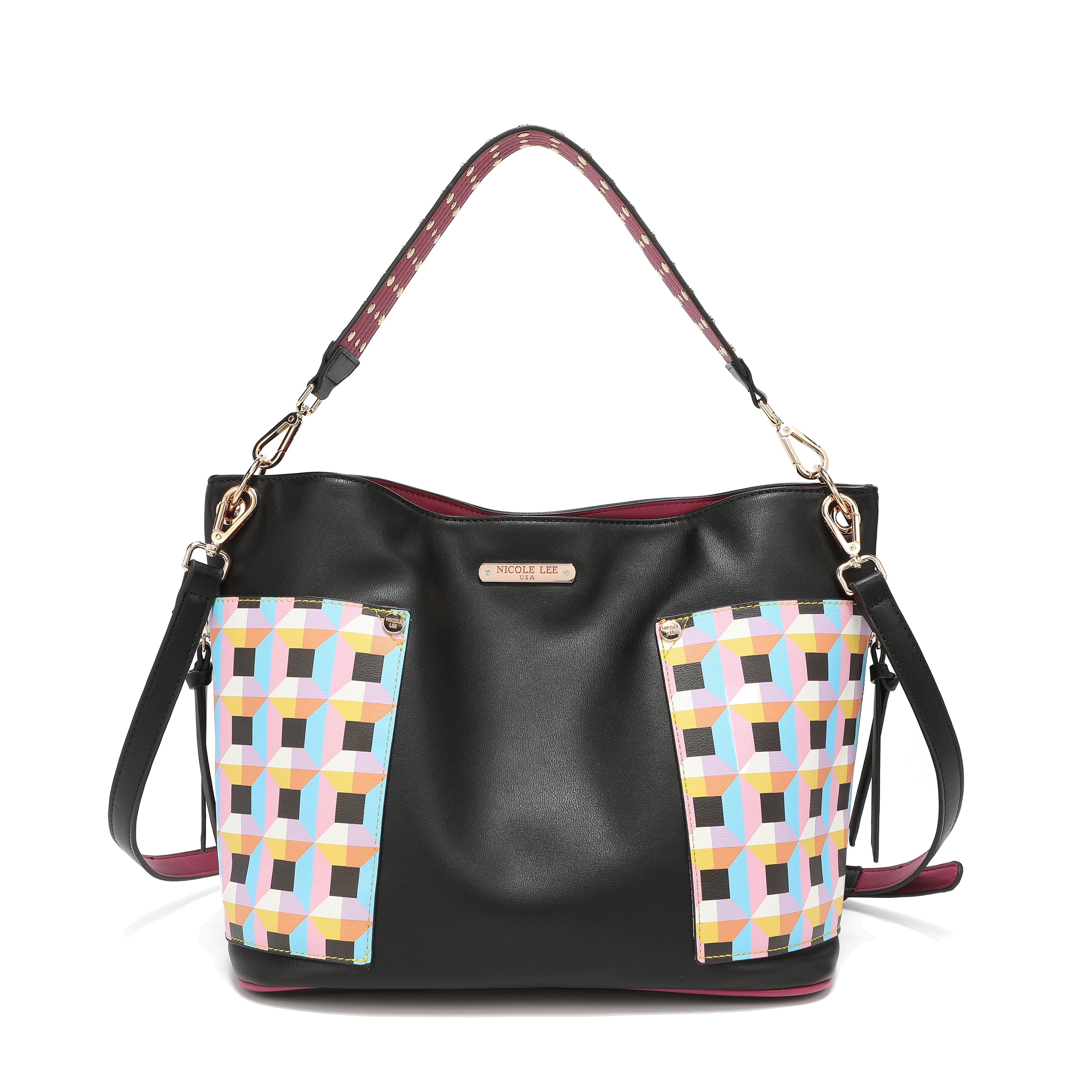 BOLSO DE HOMBRO QUIHN CON MONEDERO Y BOLSO INTERNO ADICIONAL