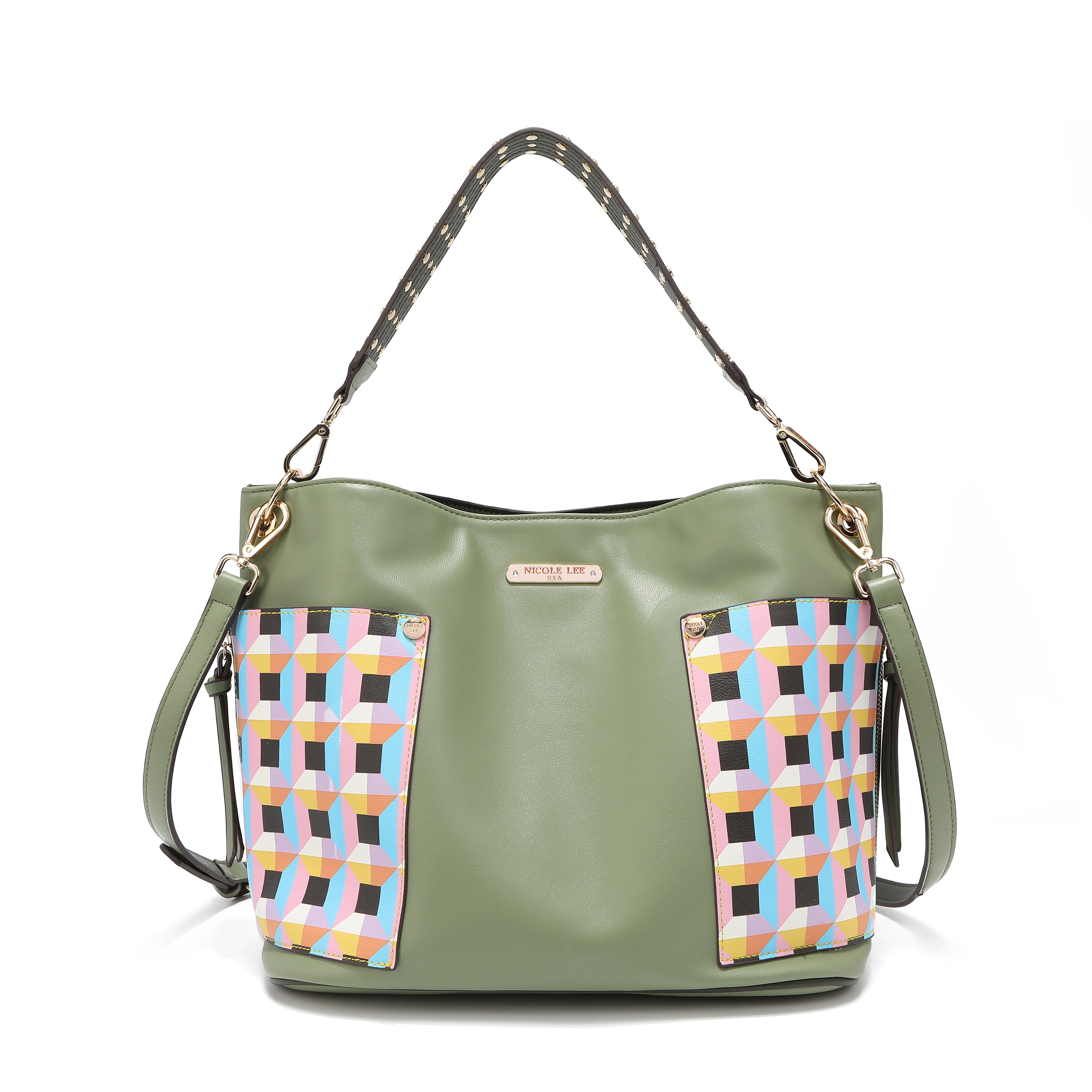 BOLSO DE HOMBRO QUIHN CON MONEDERO Y BOLSO INTERNO ADICIONAL