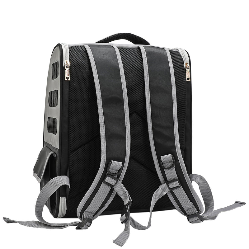 GRAY PET CARRIER BACKPACK