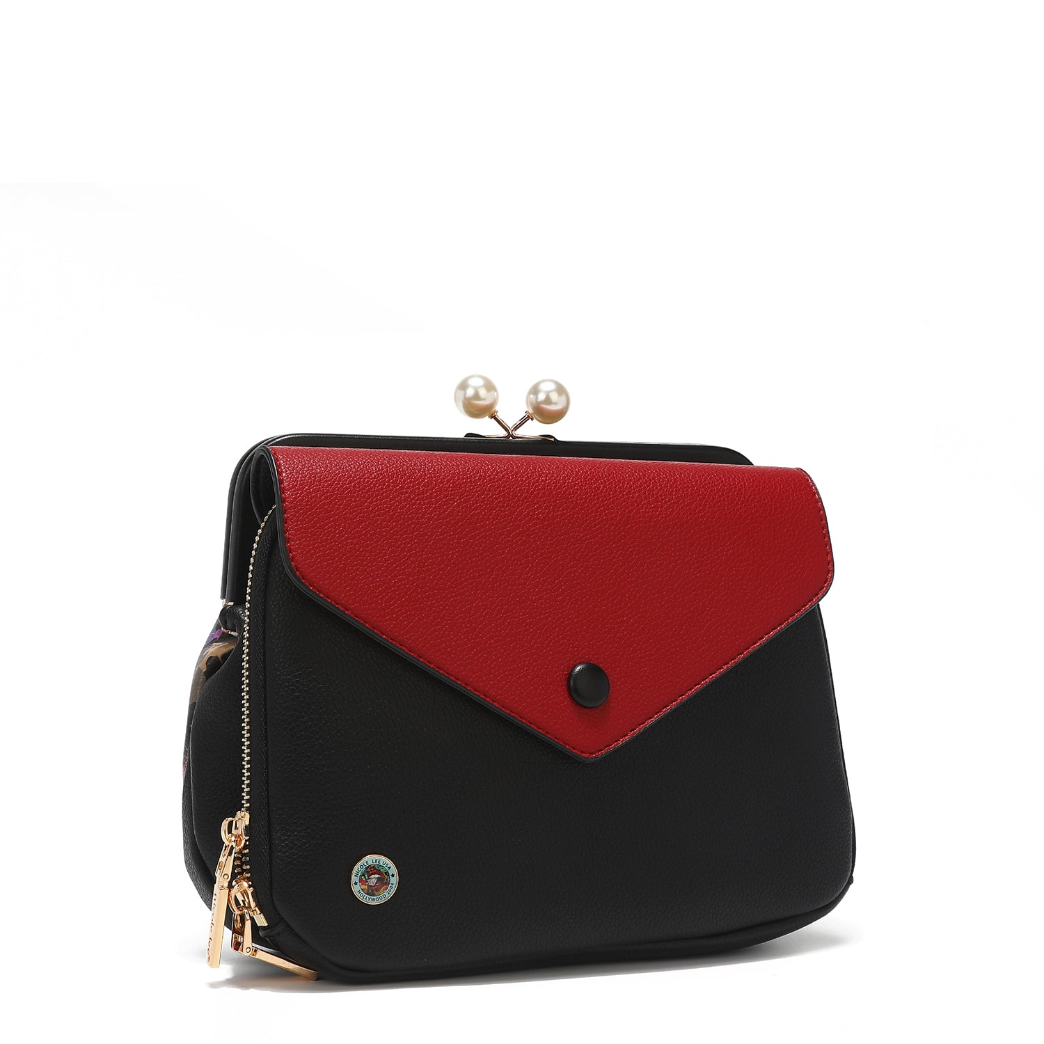 Bandolera con spilla Kisslock