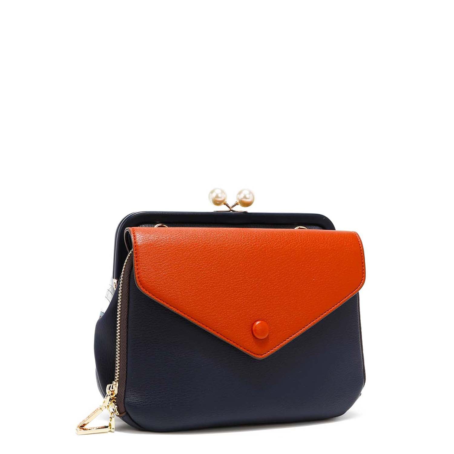 Bandolera con spilla Kisslock