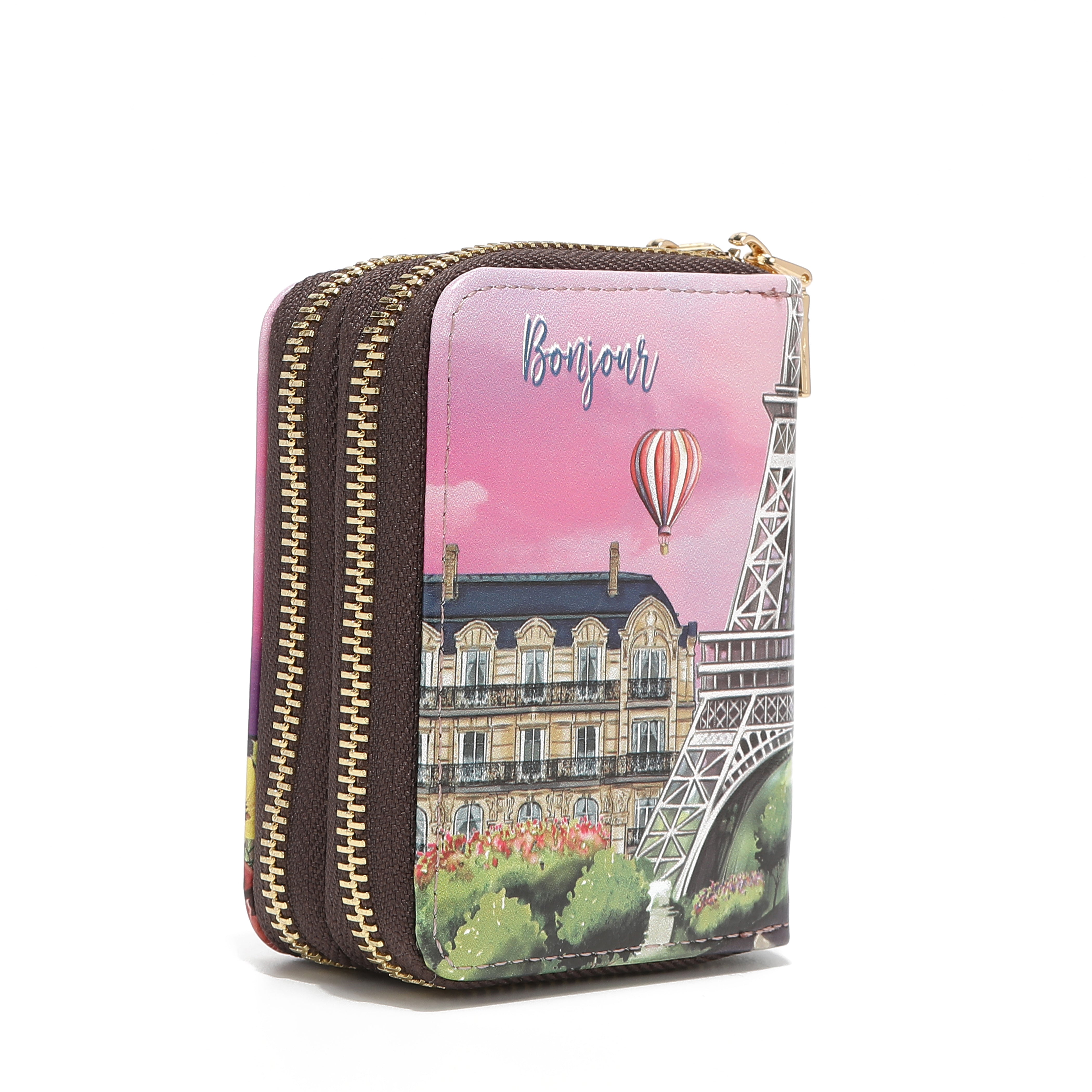 Modefunktionales Portfolio für Doppelzip -Karten