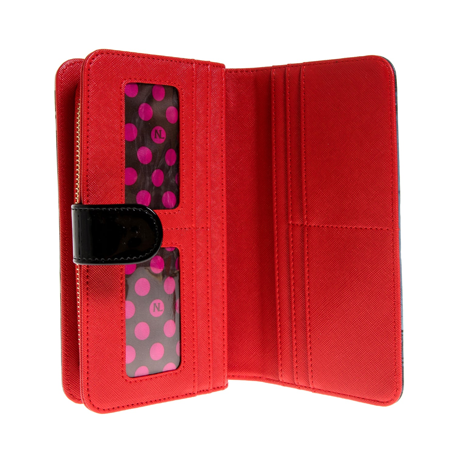 Mode gedrucktes Portfolio mit Reißverschluss