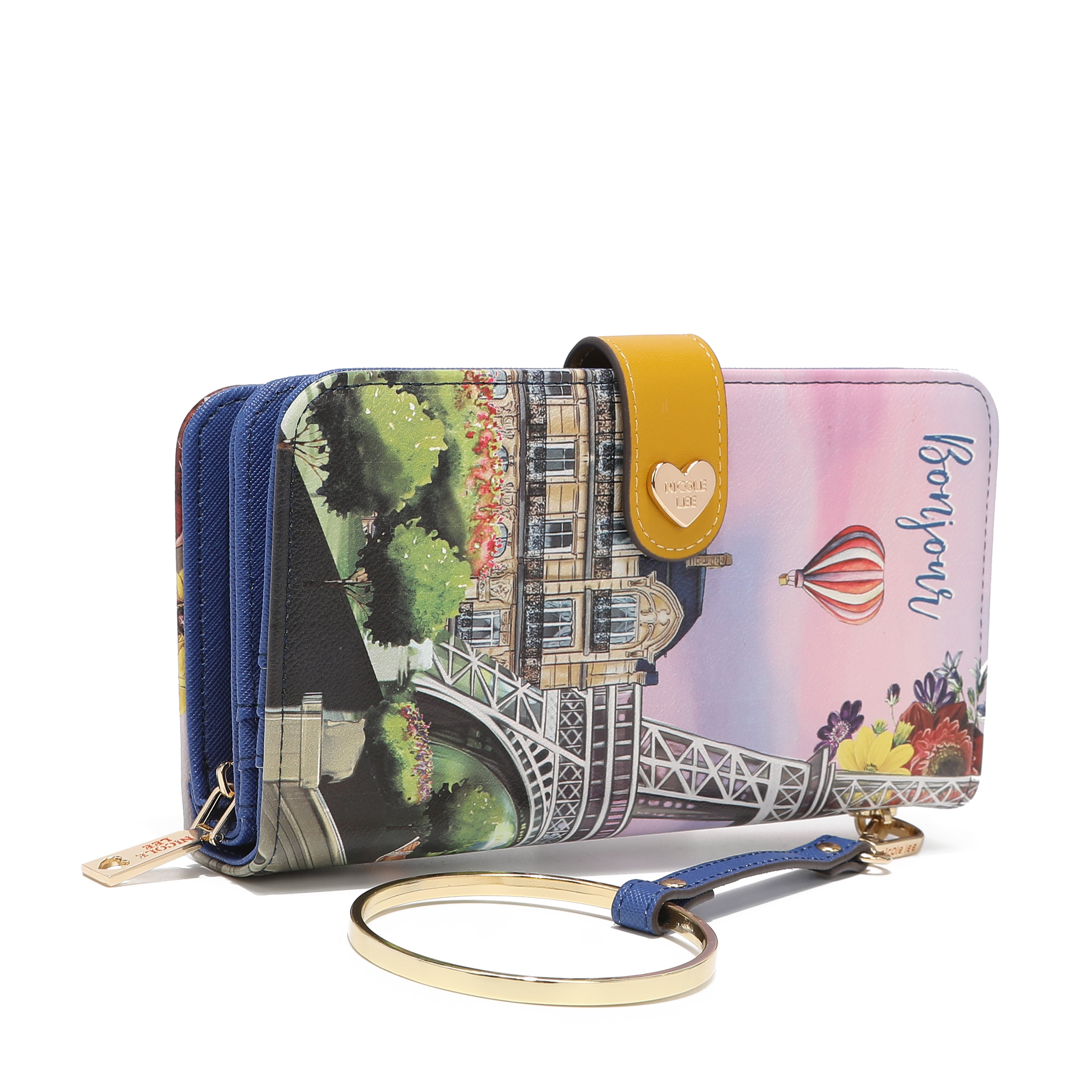 Mode gedrucktes Portfolio mit Reißverschluss