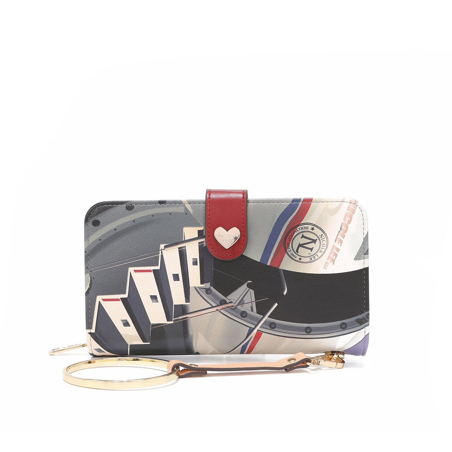 Mode gedrucktes Portfolio mit Reißverschluss