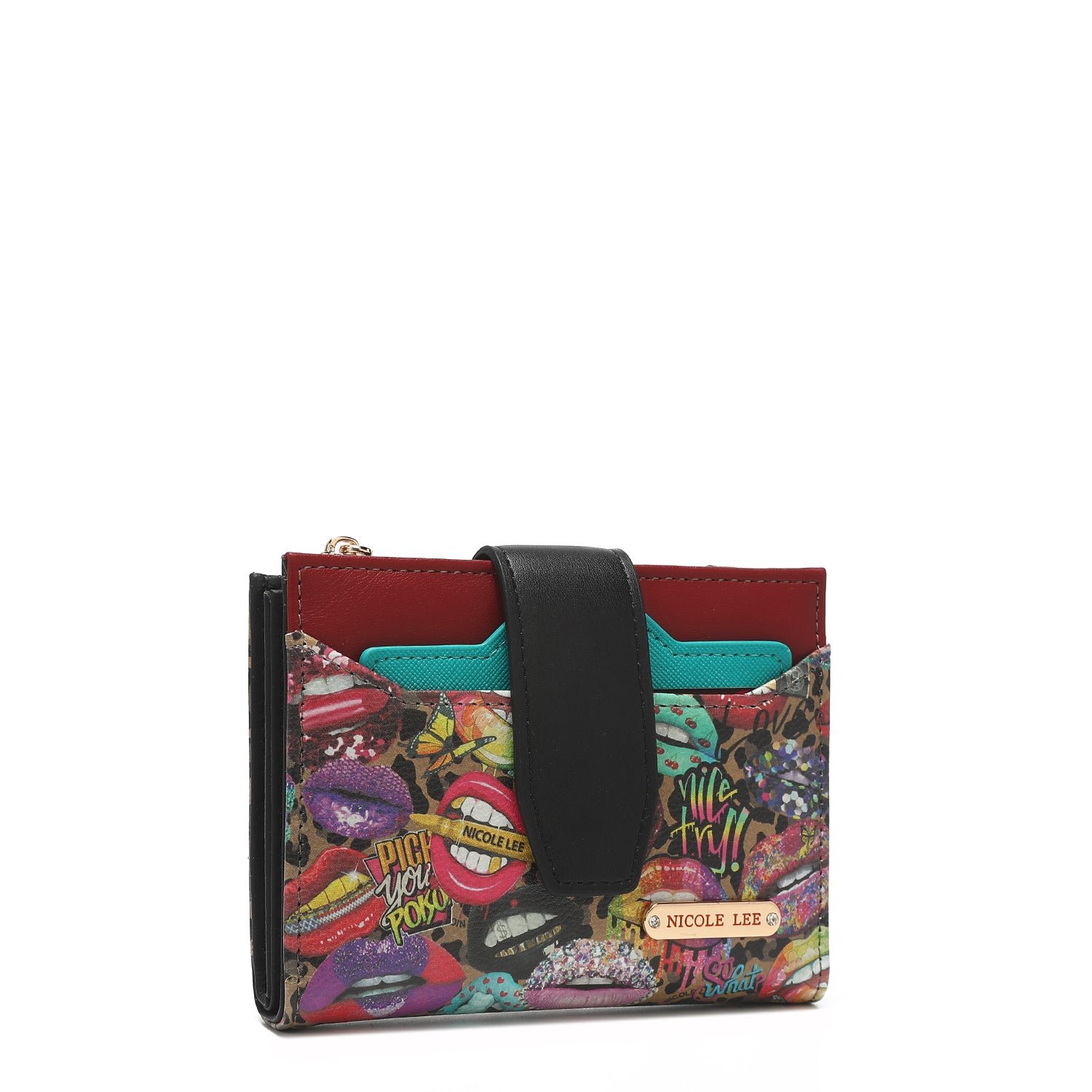 CARTERA DOBLE COMPACTA DE MODA CON BLOQUEO RFID