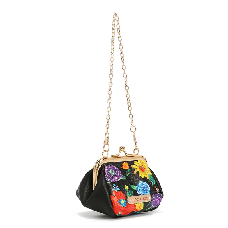 PURSE WITH KISS LOCK CLASP