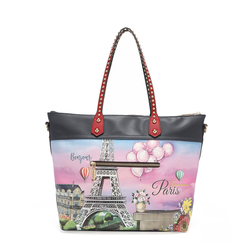 "ROMANCE IN PARIS" SHOPPER BAG