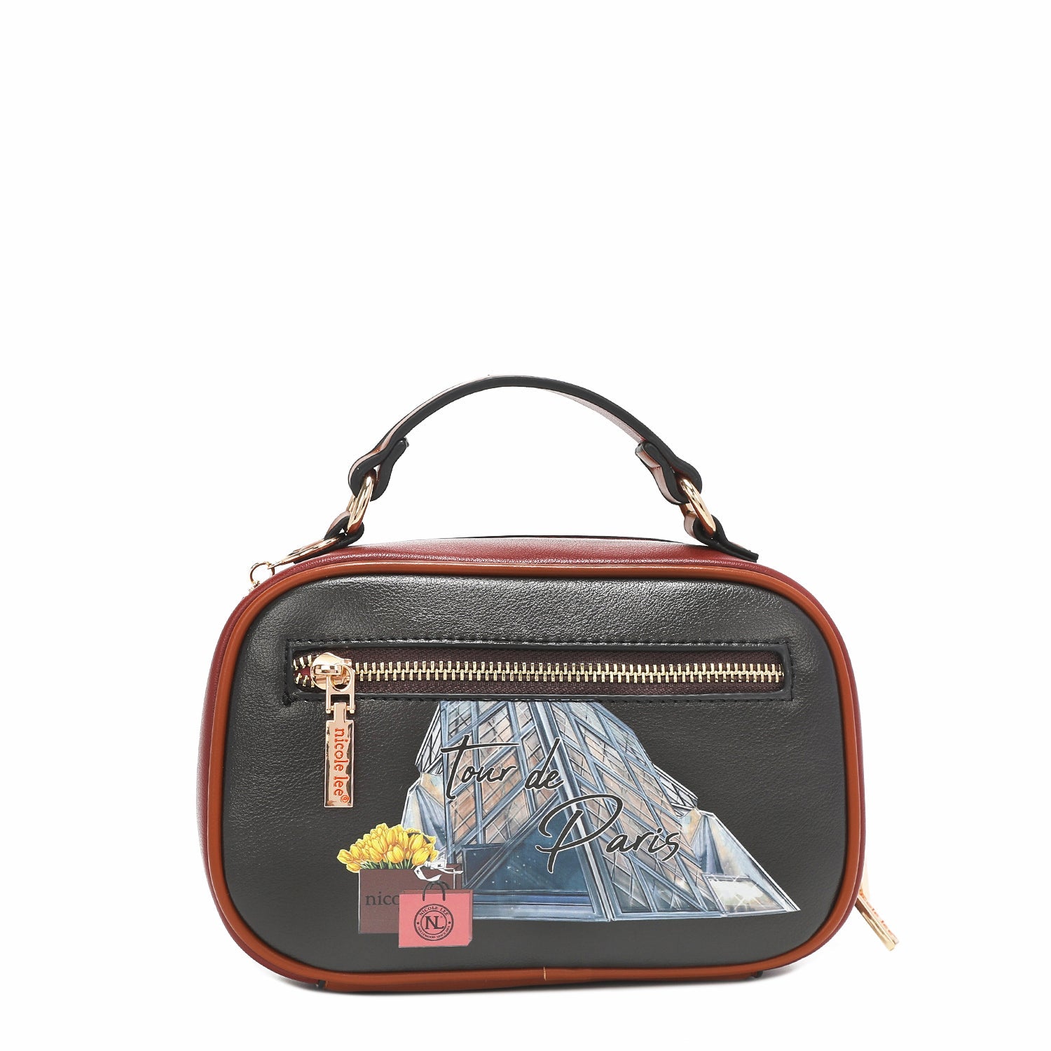 CROSSBODY BAG IN 2 PIECES "<tc>TOUR DE PARIS</tc>"